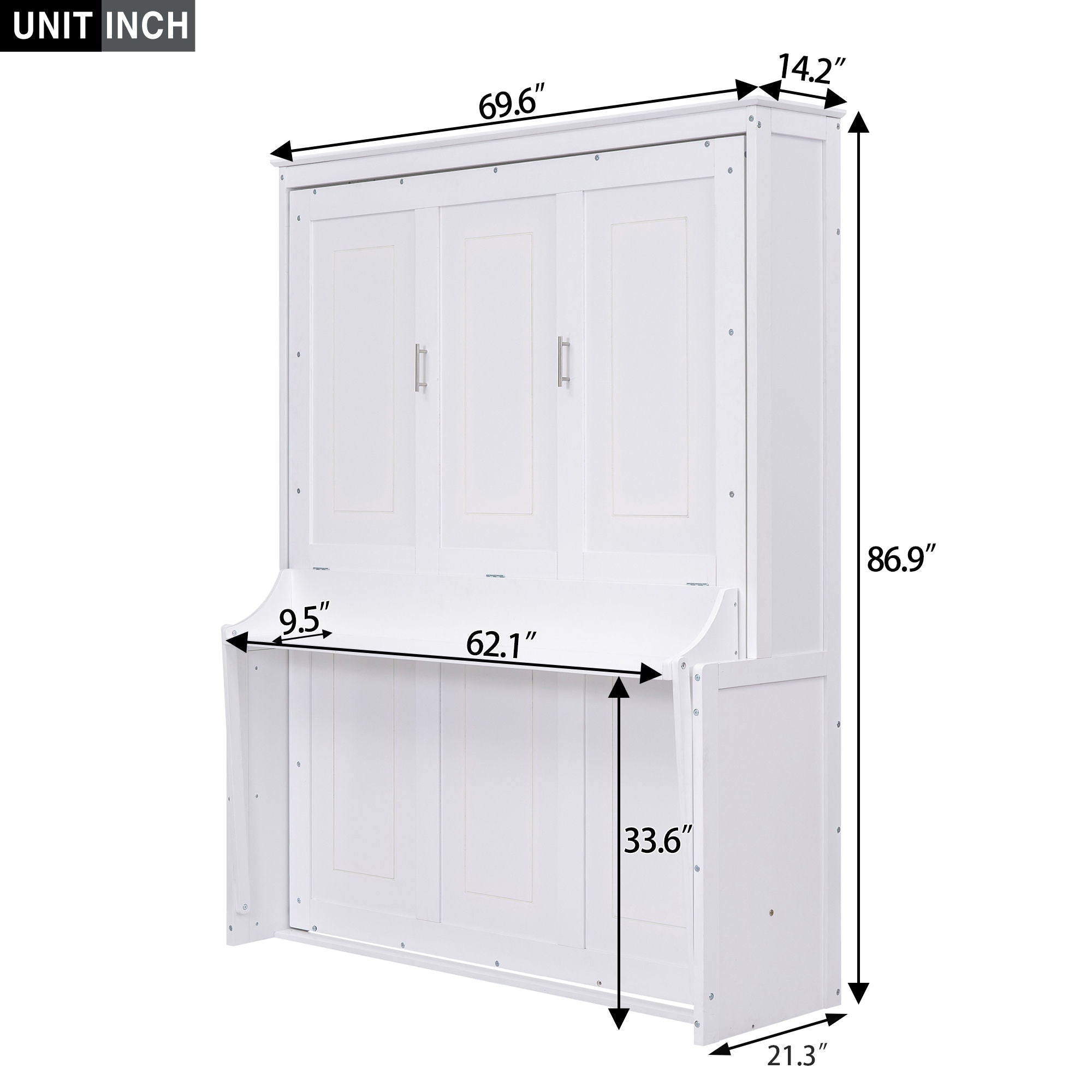 Murphy Bed With Shelf