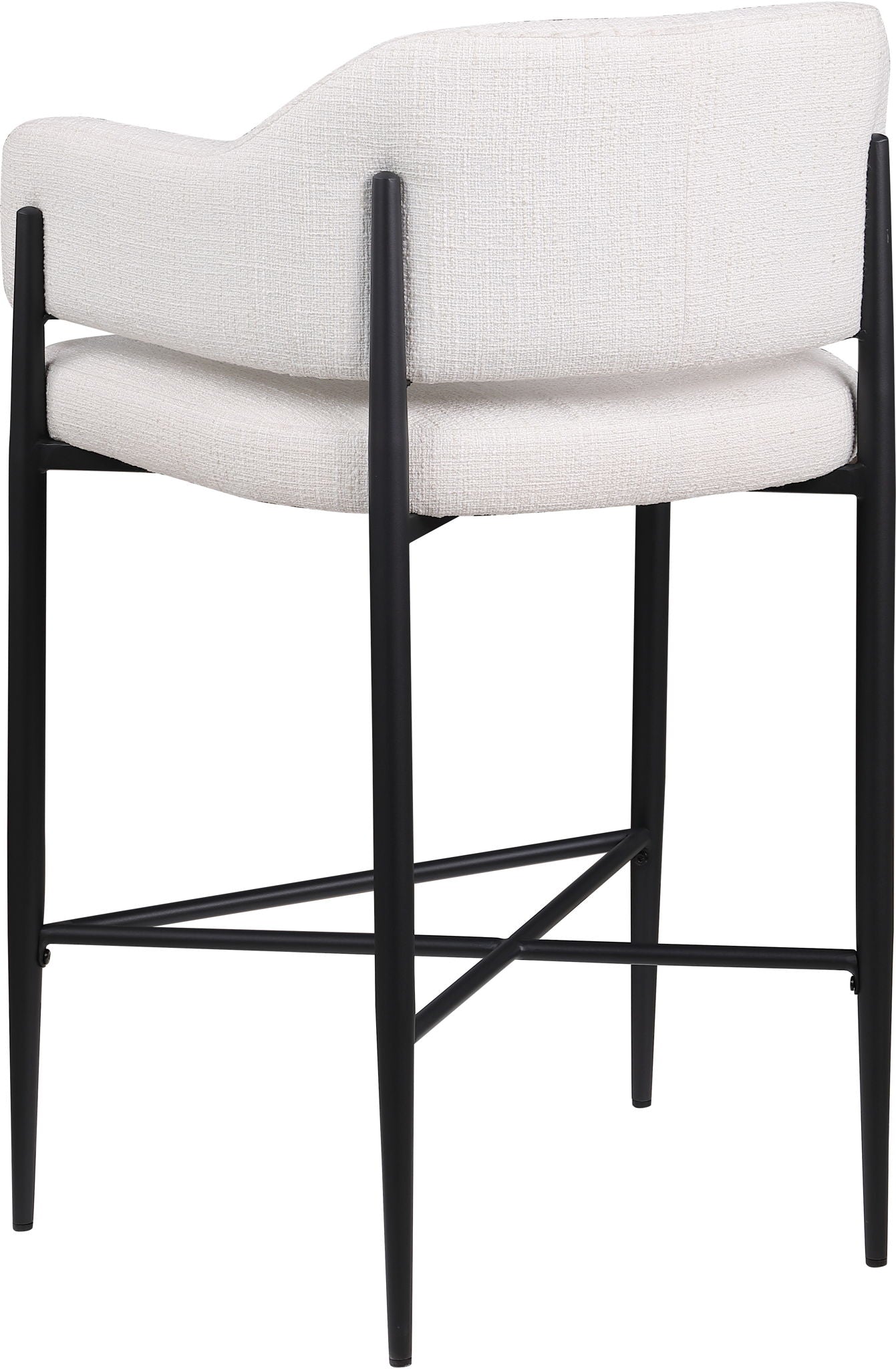 Dame - Fabric Upholstered Counter Stool (Set of 2)