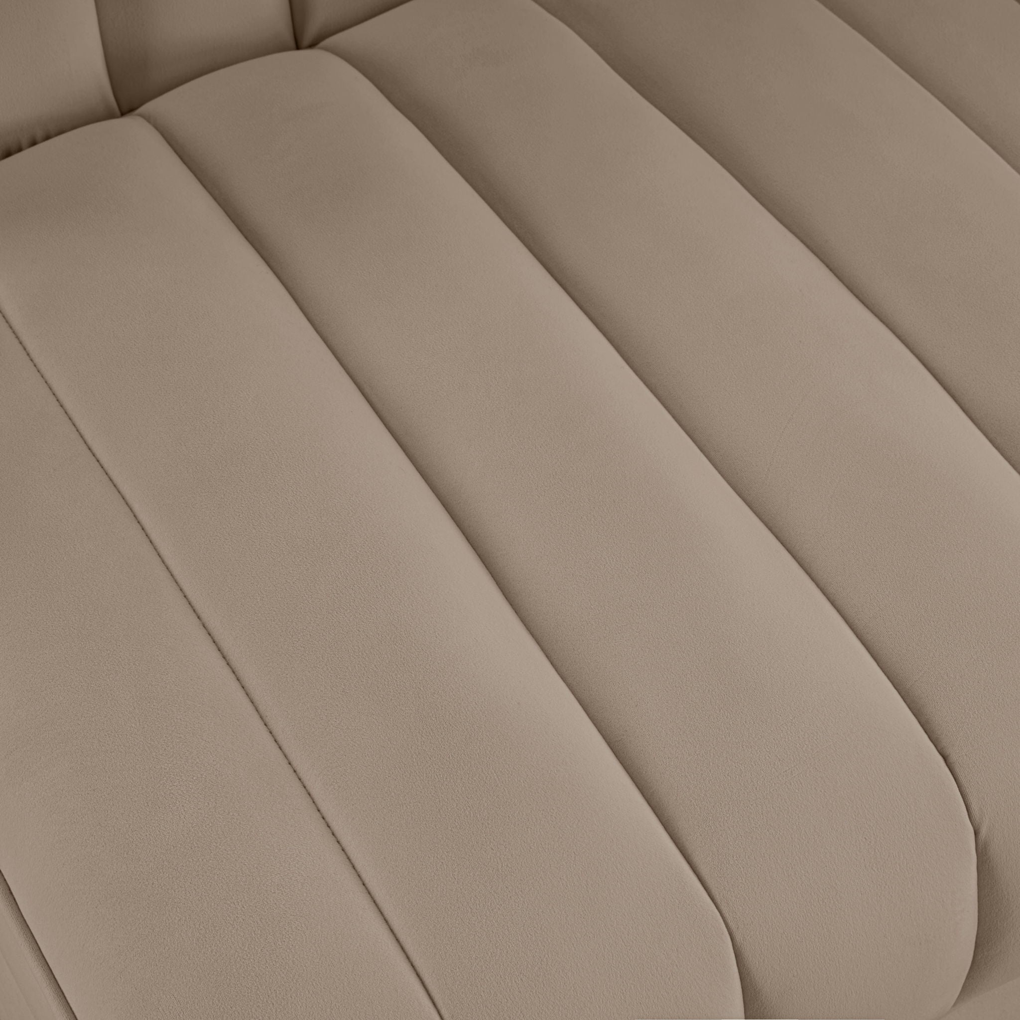 Rummi - Velvet Performance Fabric Upholstered Modular Armless Chair