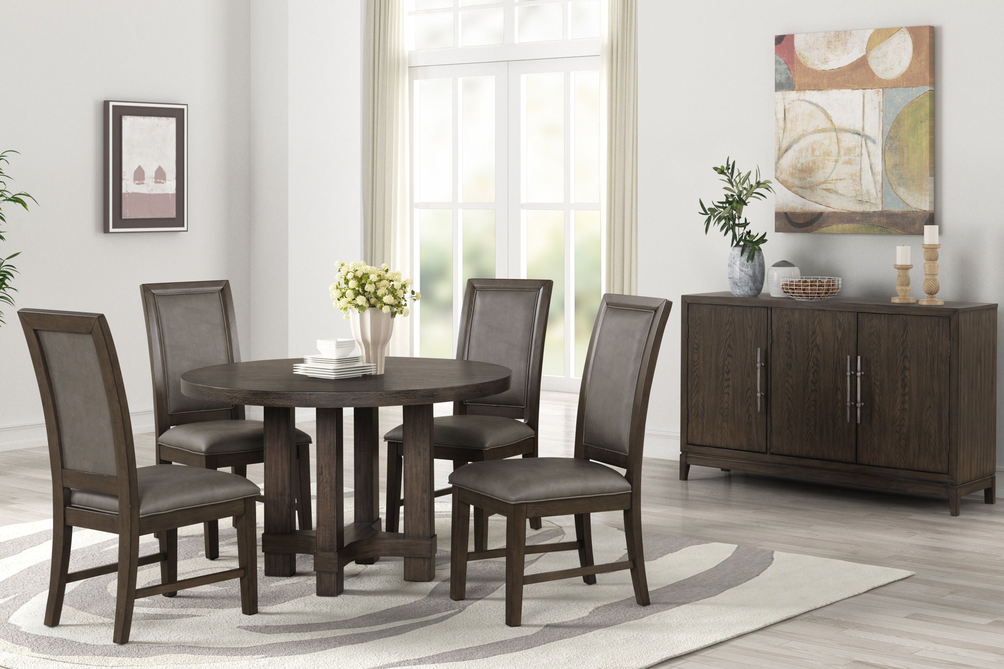 Cityscape - Dining Chair (Set of 2) - Dark Brown