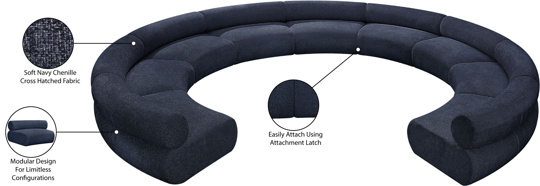 Bale - 9 Piece Modular Sofa