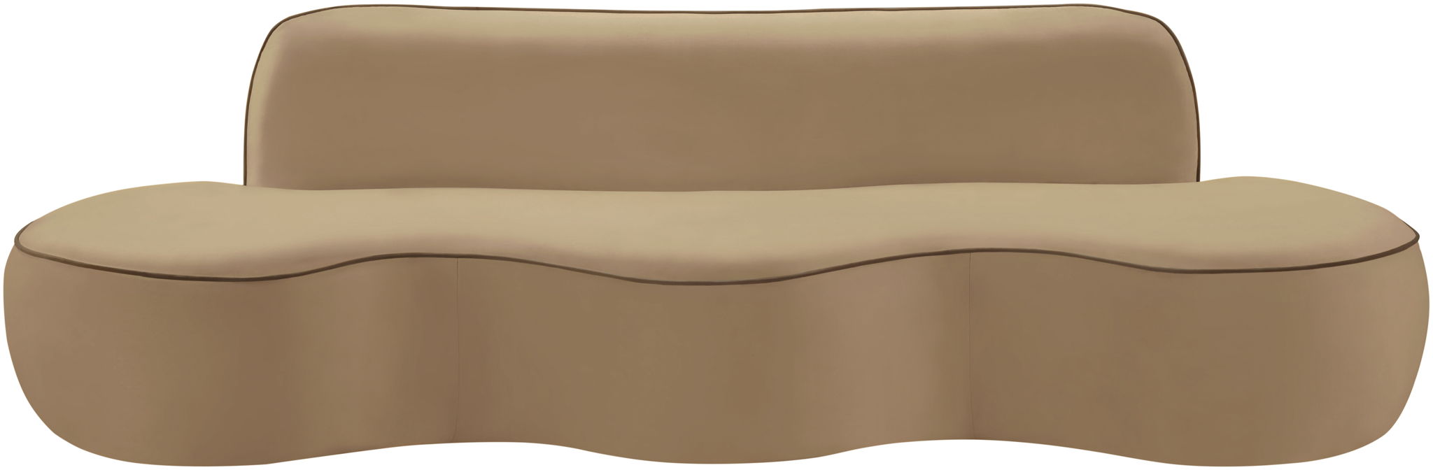 Swerve - Velvet 101" Upholstered Sofa