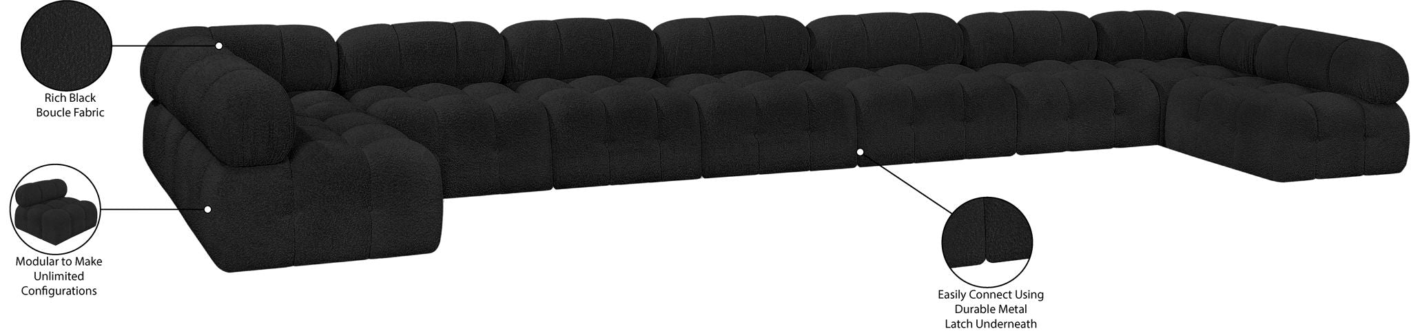 Ames - 9 Piece Modular Sectional
