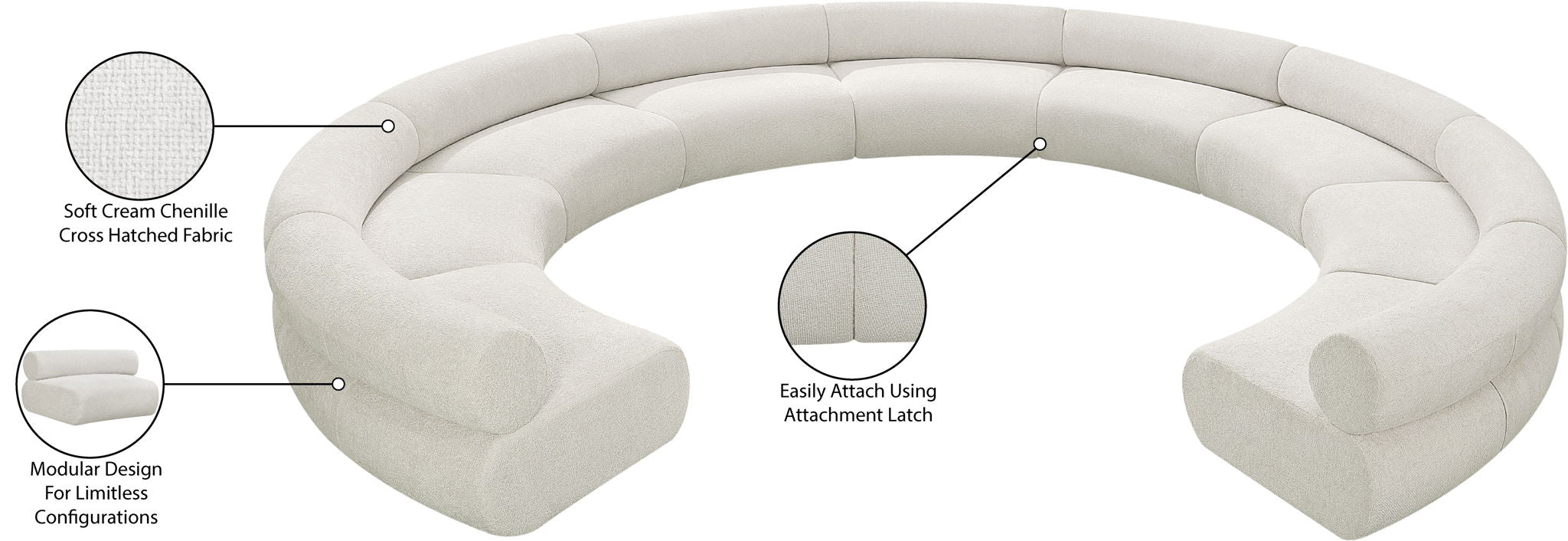 Bale - 9 Piece Modular Sofa