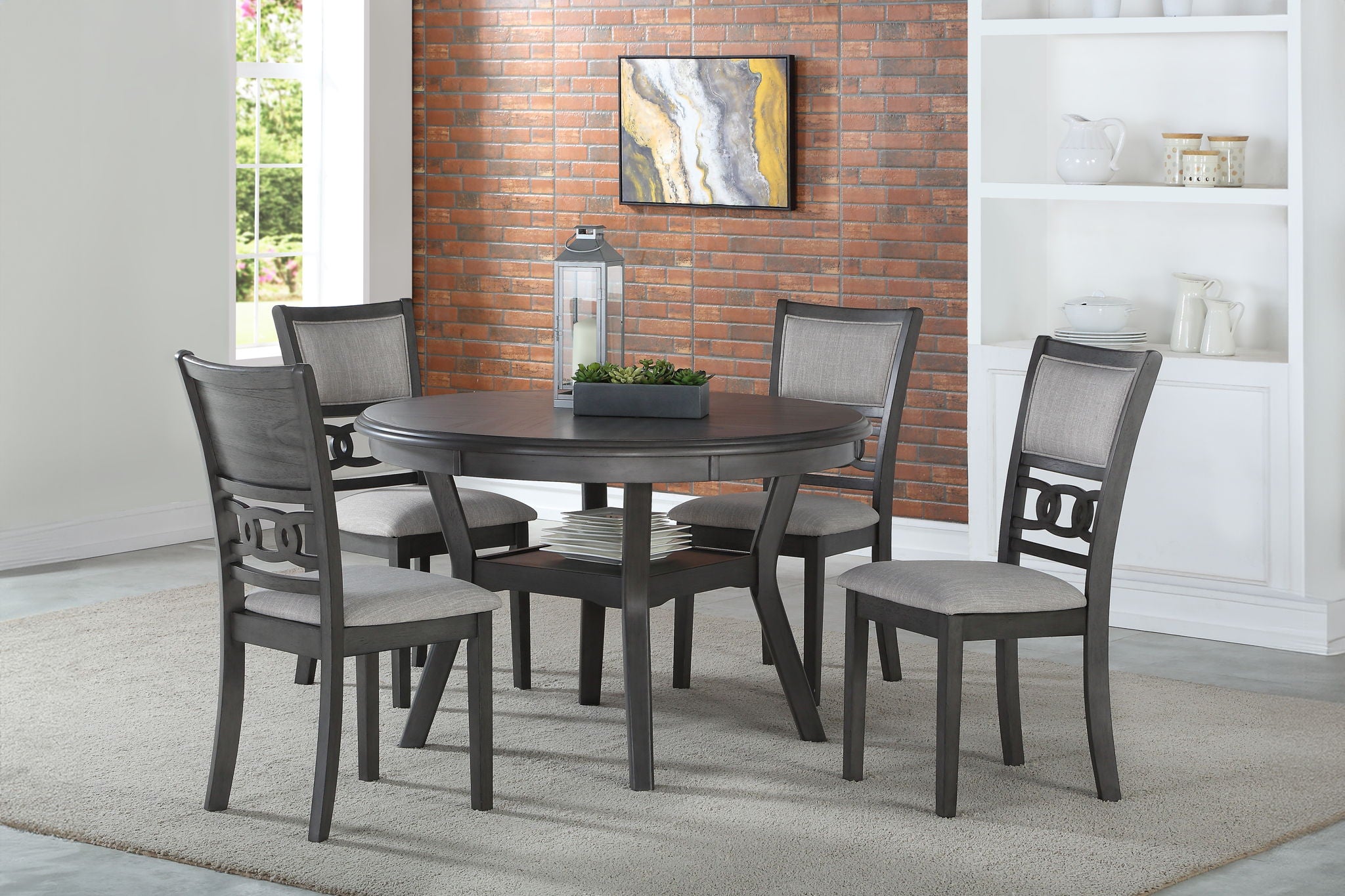 Gia - Round Counter Dining Set