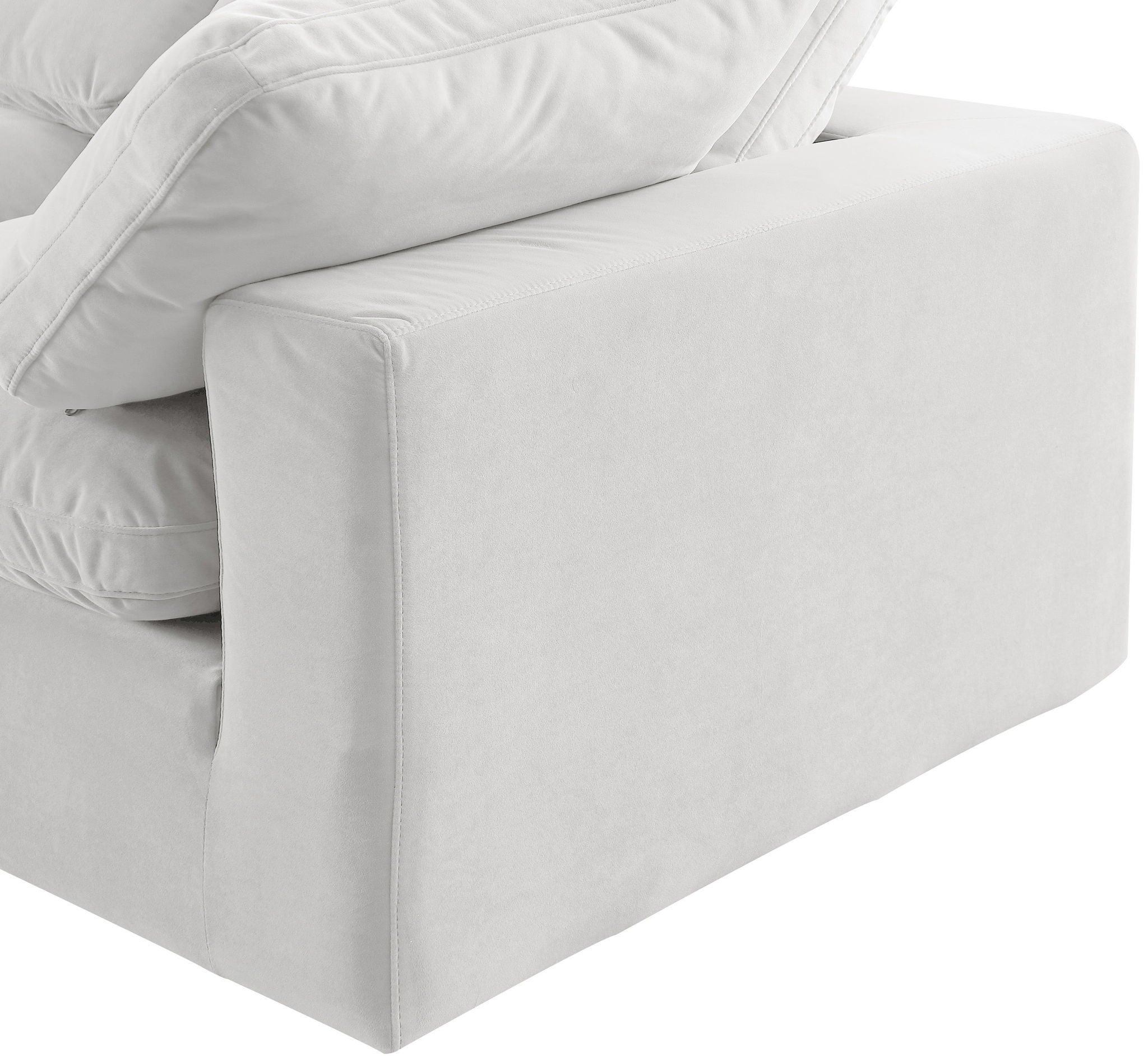Comfy - 8 Piece Velvet Modular Sectional