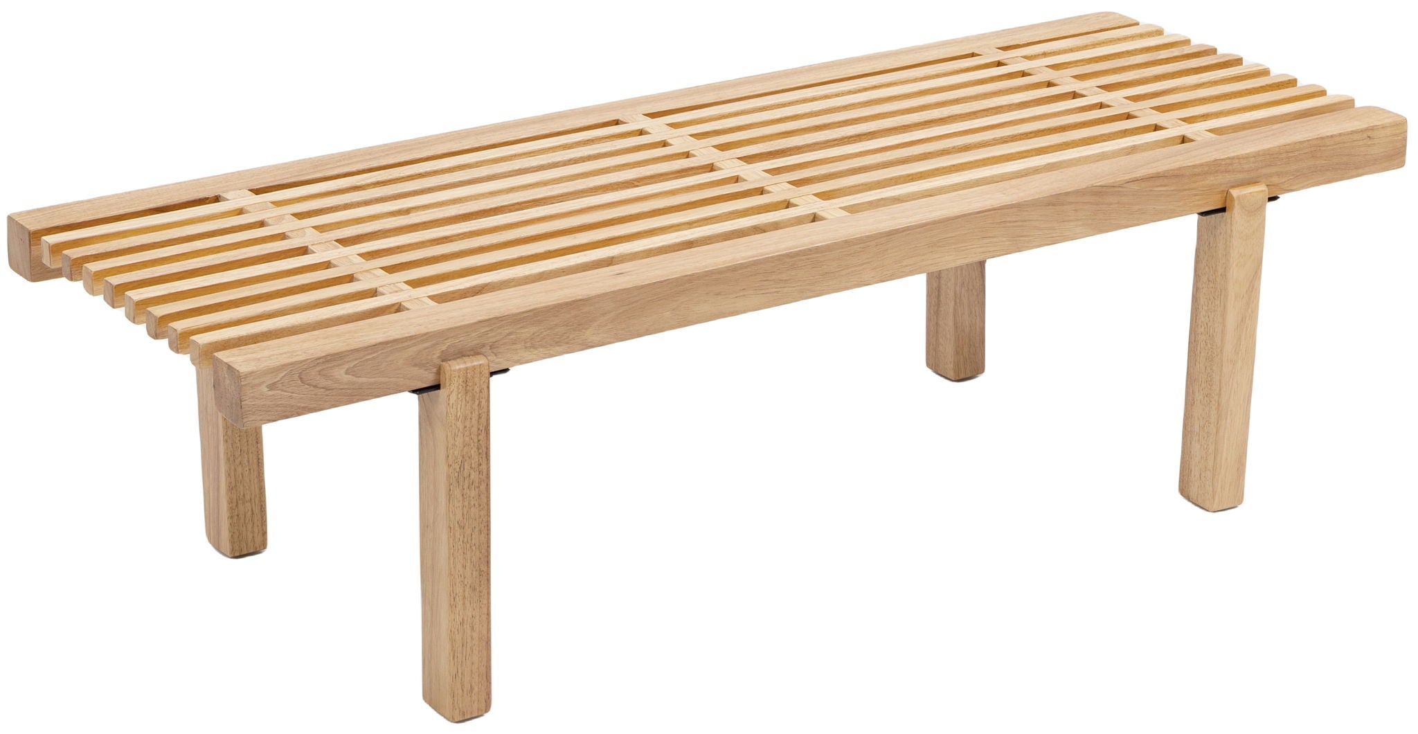 Naya - Chenille Fabric Bench - Cream