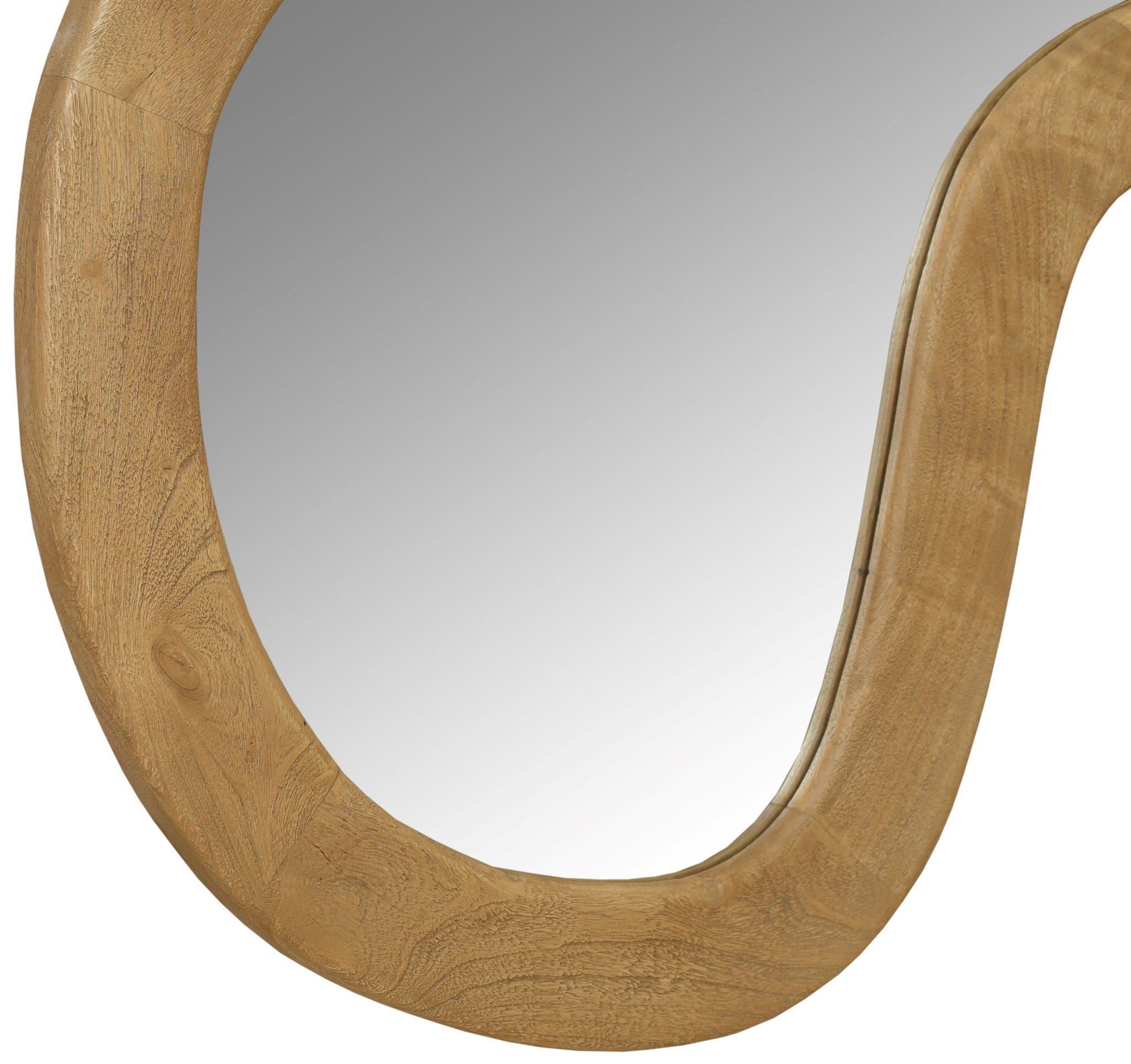Oblique - Mirror - Wood