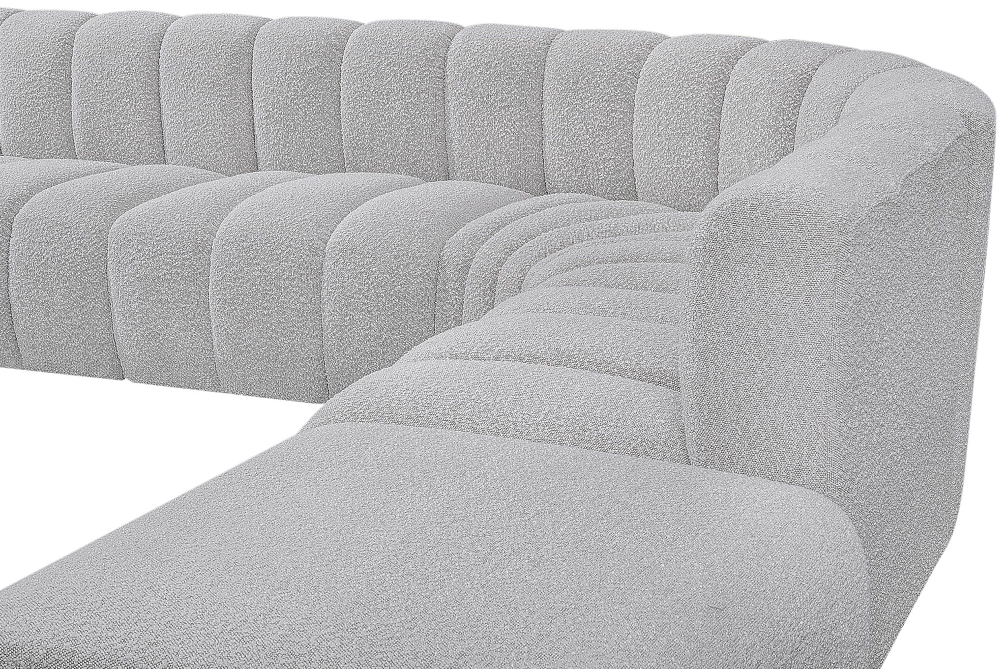Arc - Boucle Fabric Modular Sectional