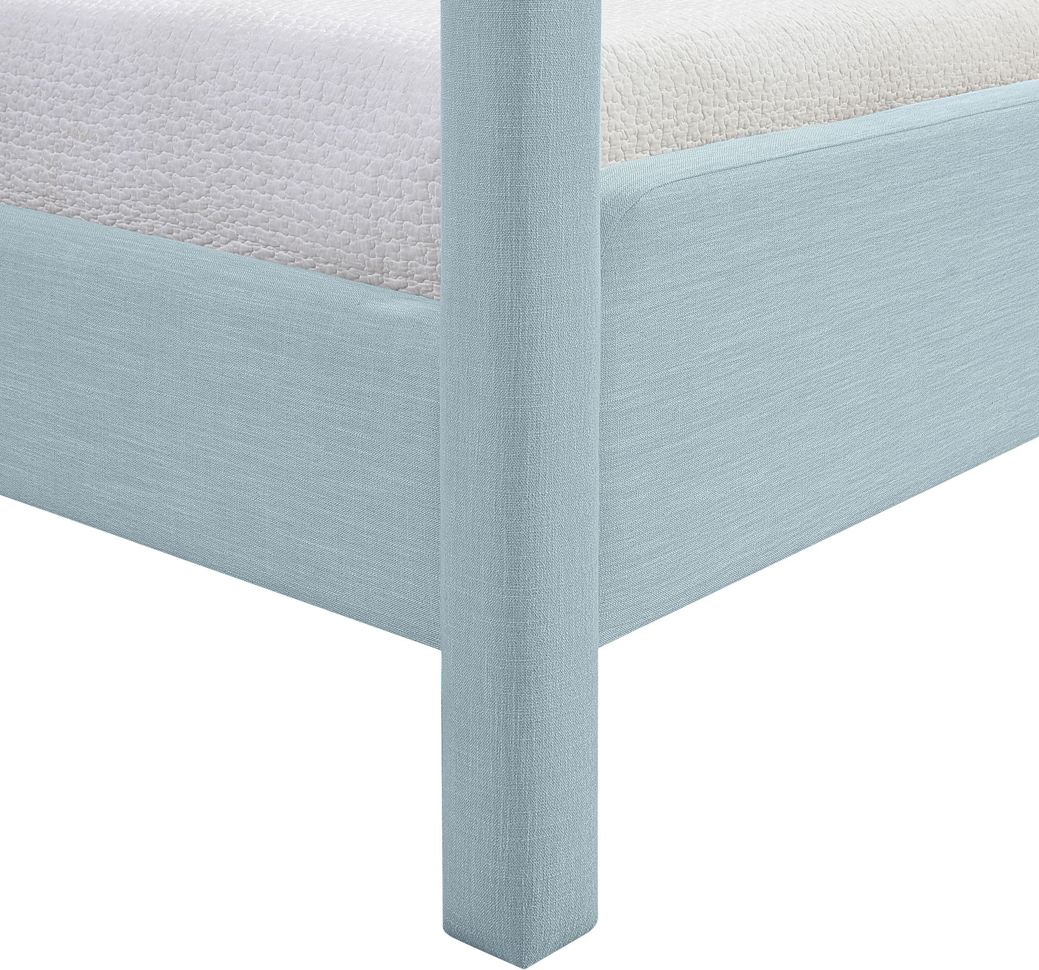 Salina - Linen Textured Fabric Upholstered Bed
