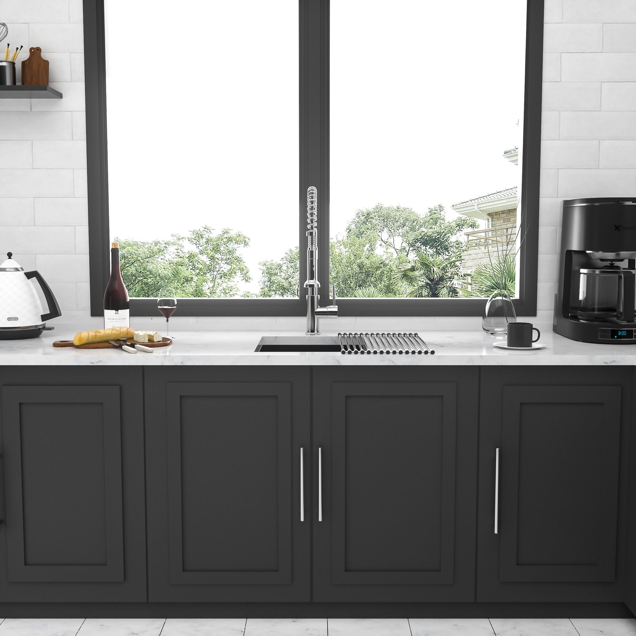 Undermount Kitchen Sink With Deep Single Bowl