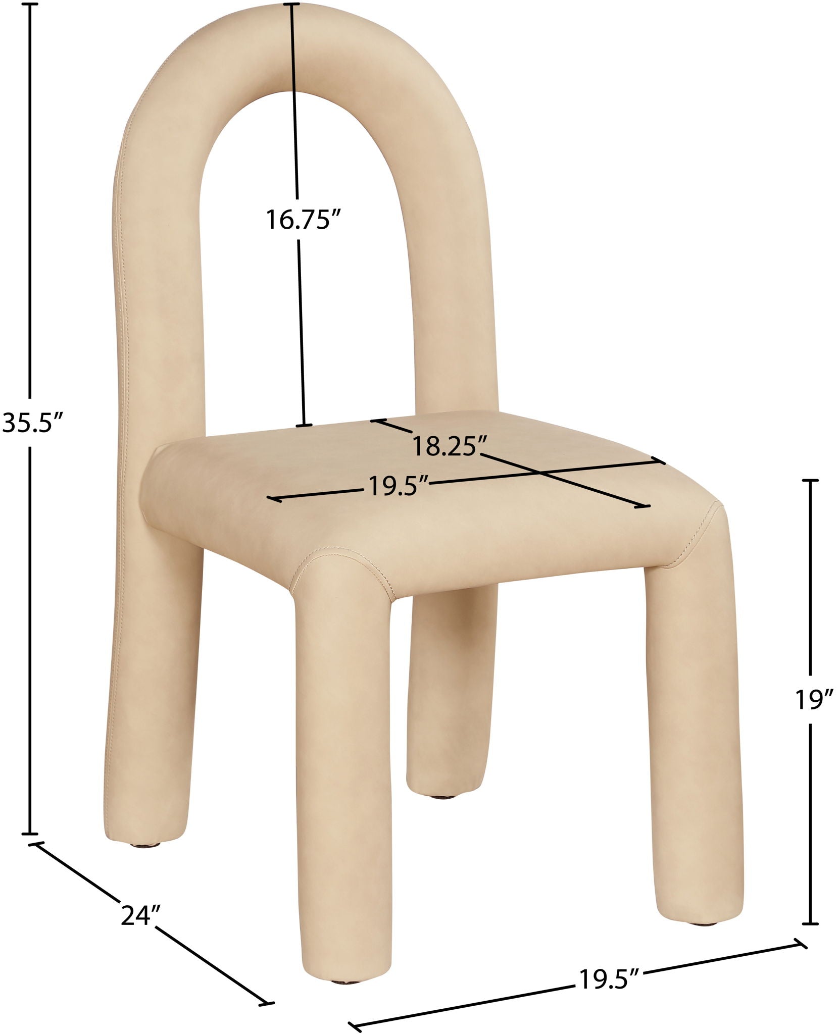 Amari - Faux Leather Dining Chair (Set of 2)