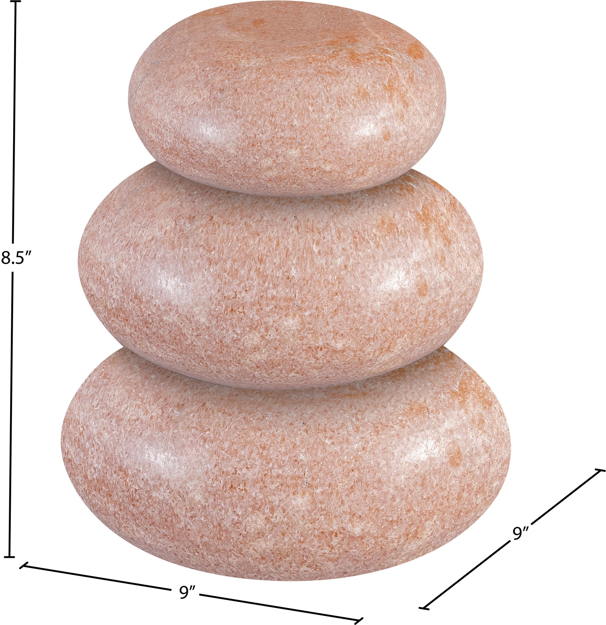 Pumpkin - 3 Piece Marble Decorative Object