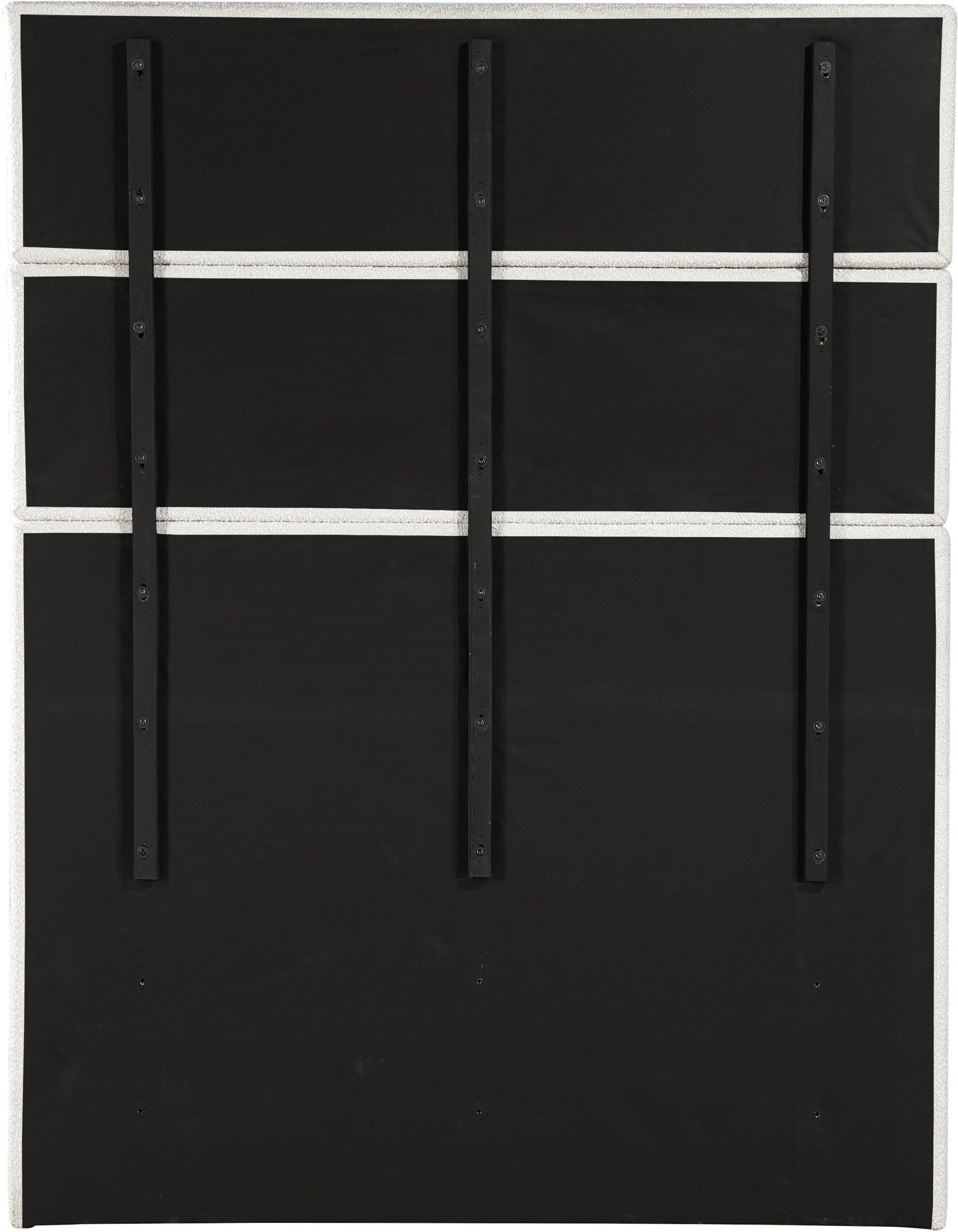 Adam - Boucle Fabric Bed With 89" Headboard