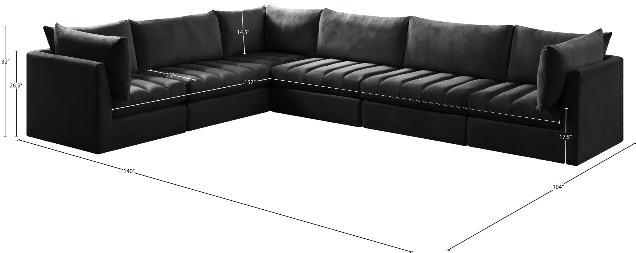 Jacob - 6 Pc. Modular Sectional