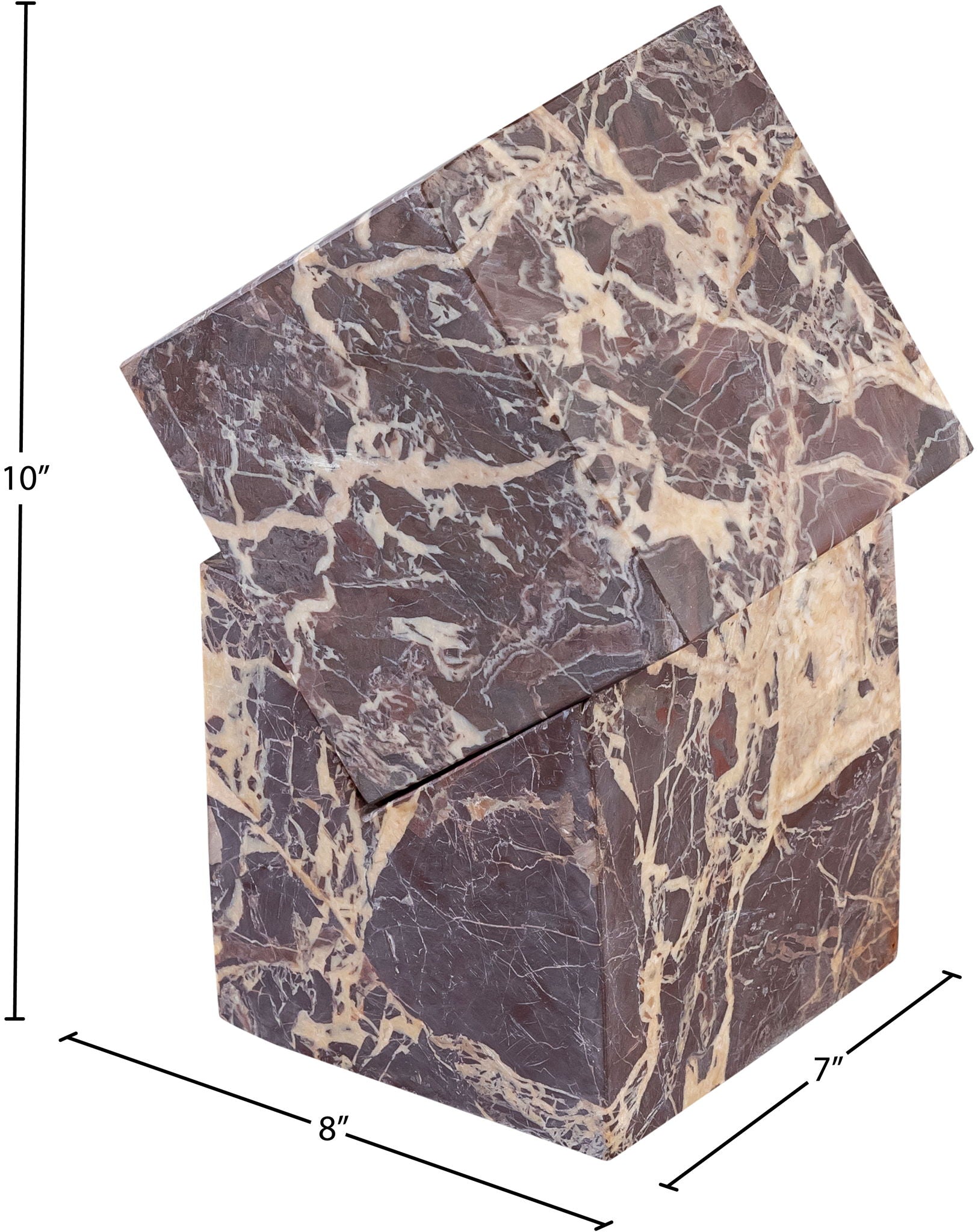 Quad - Marble Decorative Cube