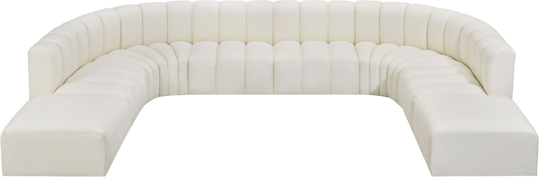 Arc - Faux Leather Modular Sectional