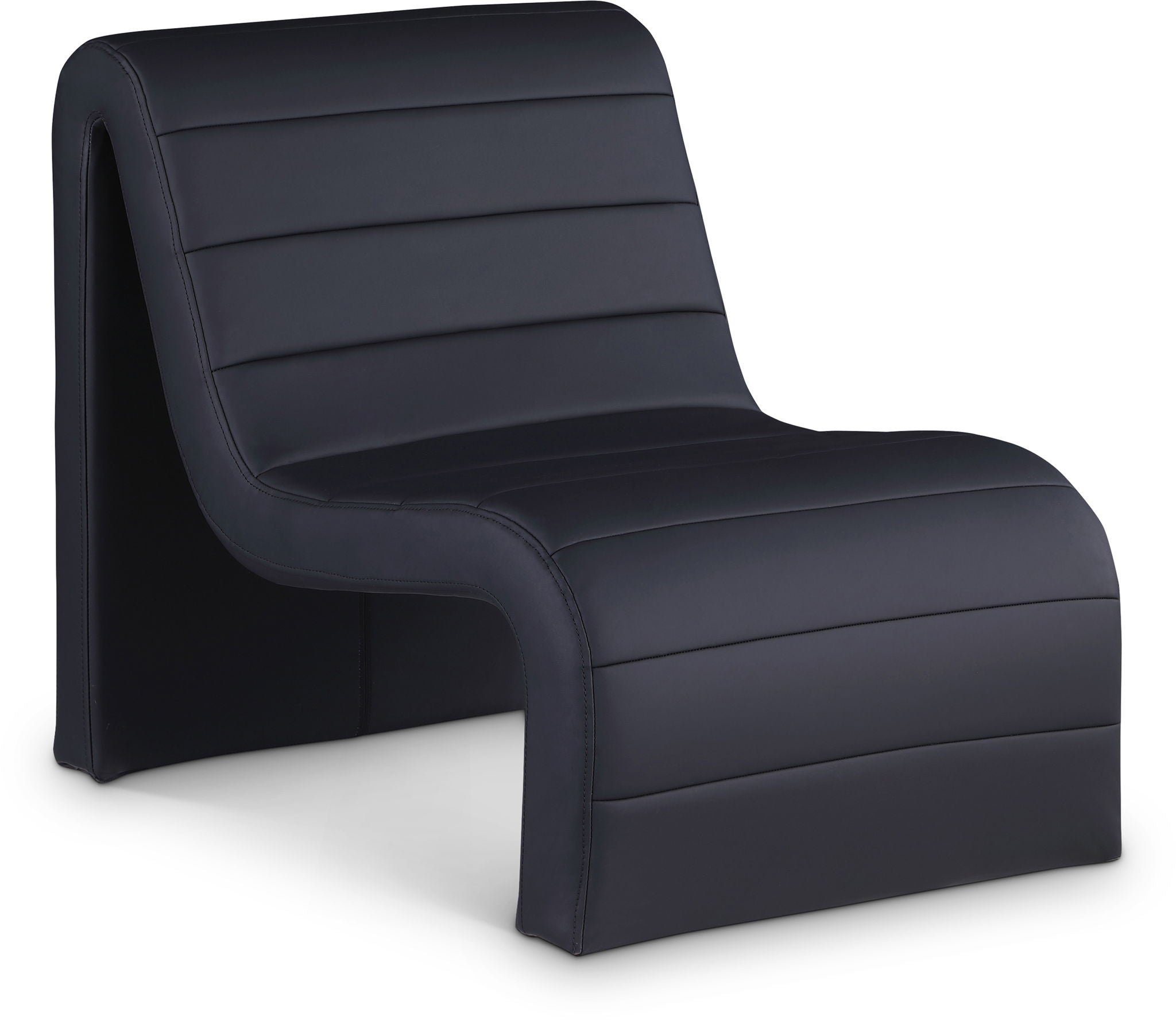 Ivy - Faux Leather Accent Chair