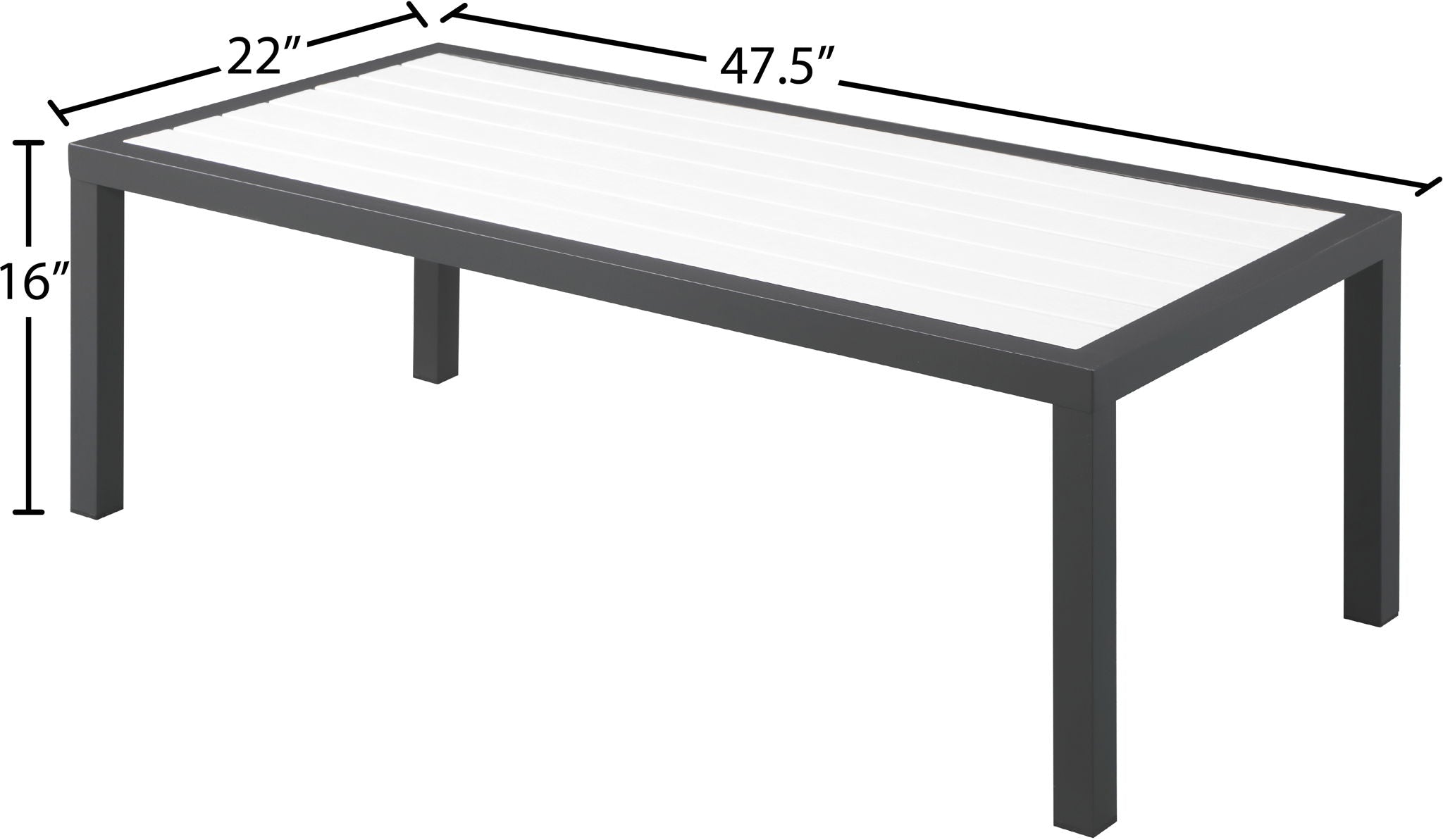 Nizuc - Outdoor Patio Coffee Table