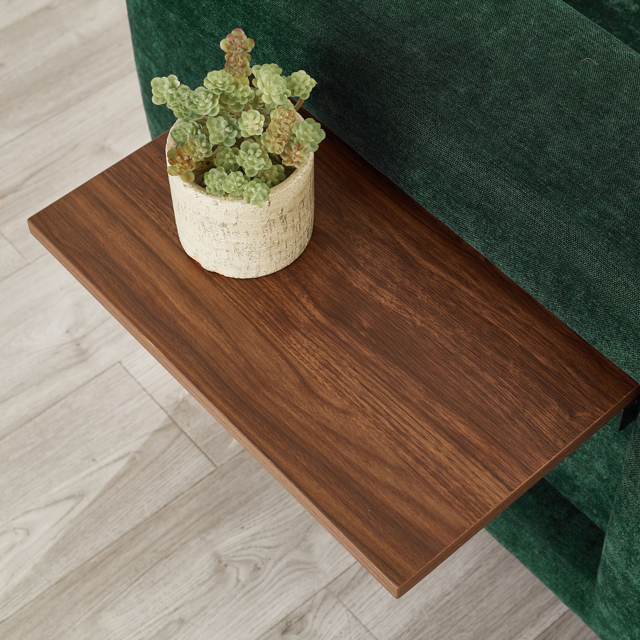 Modular Sectional Sofa With Movable Ottomans, USB Ports & Side Tables