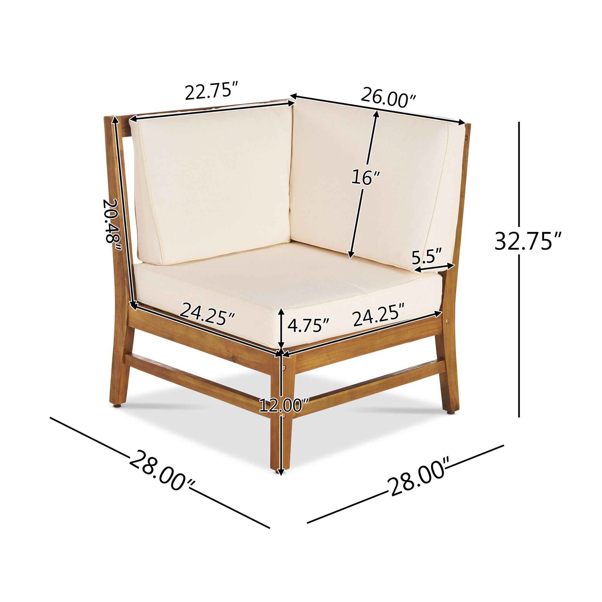 Perla - 5 Pieces Sofa Set