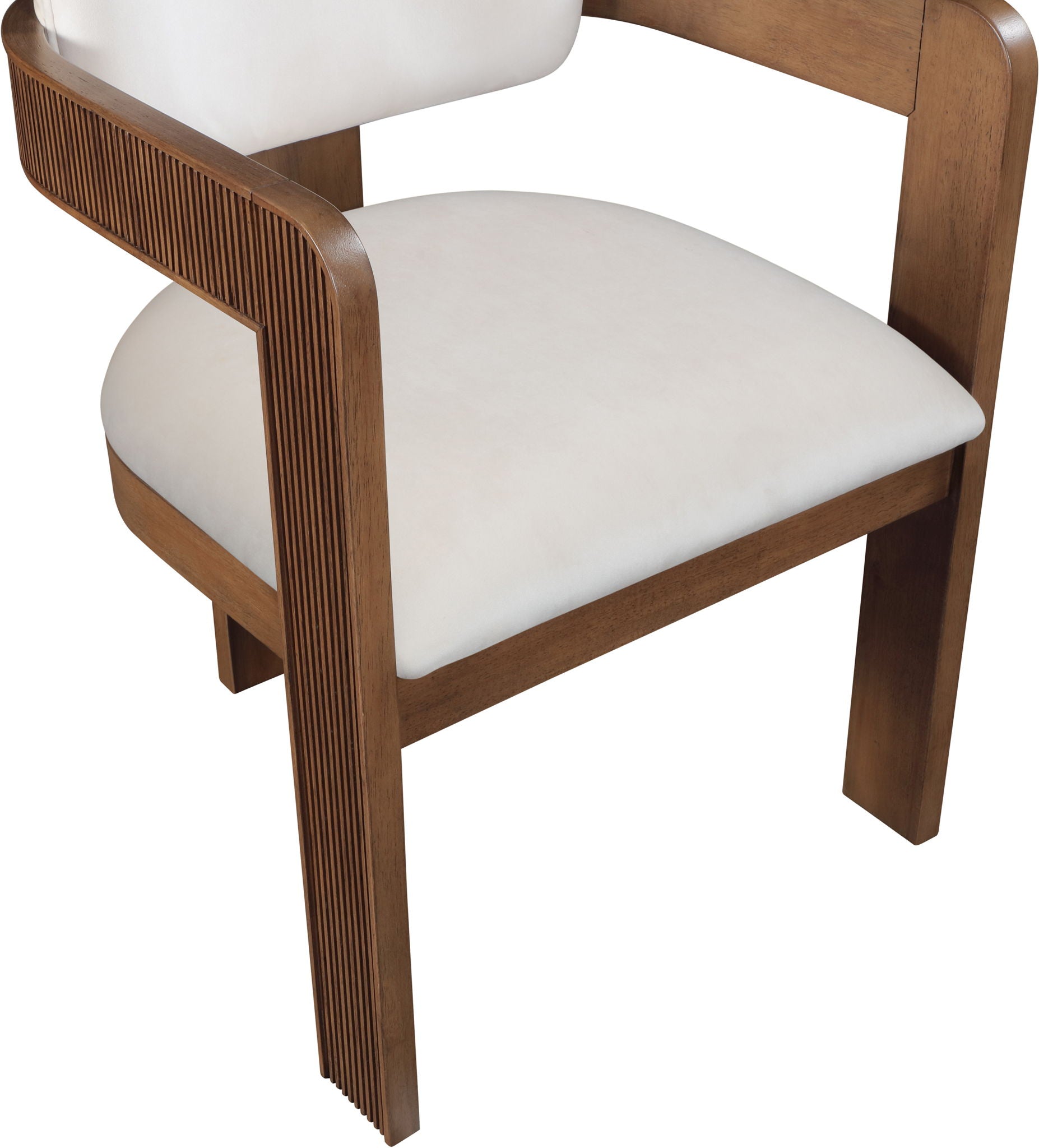 Sacha - Velvet Dining Chair With Brown Base (Set of 2)