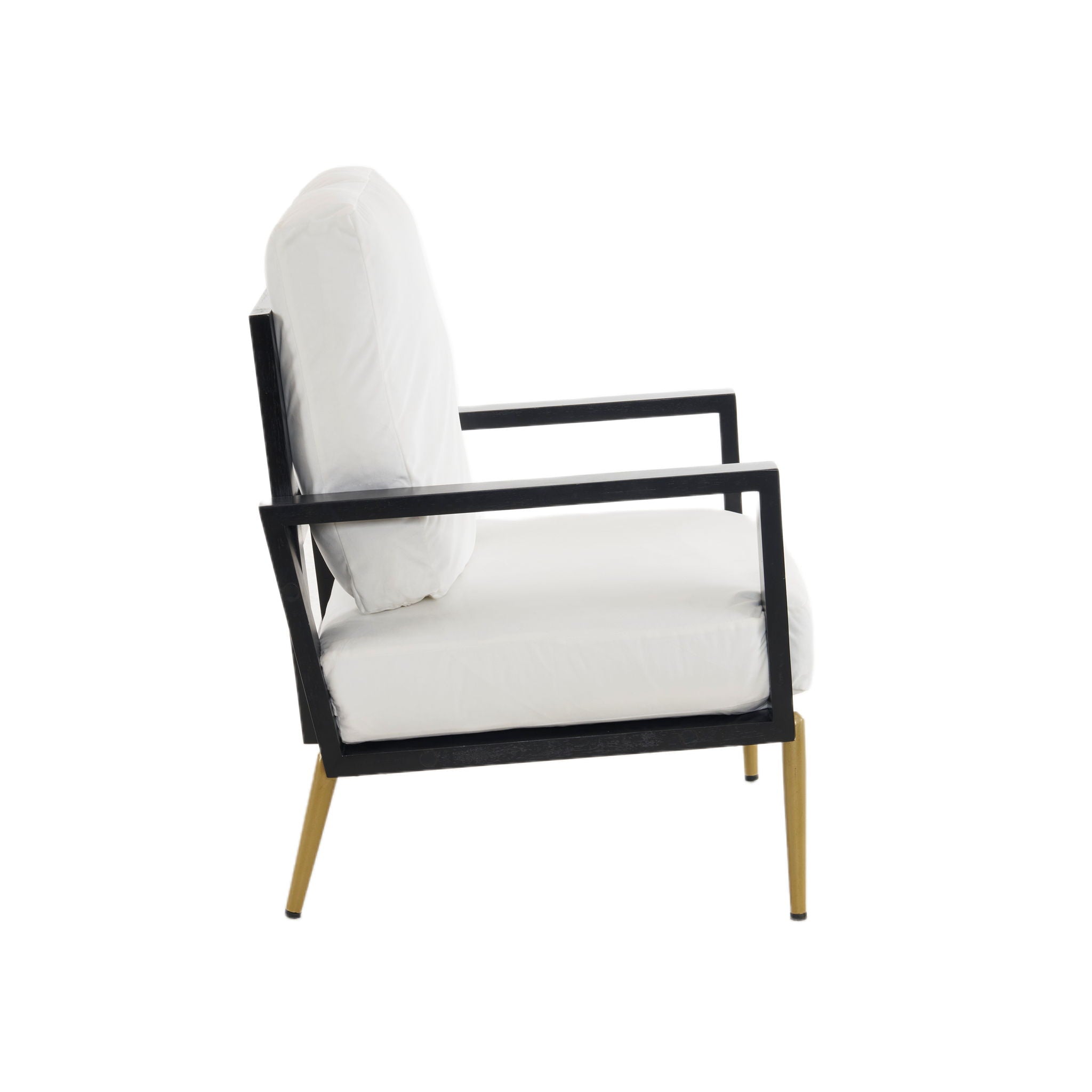 Modern Armchair With Solid Wood Frame