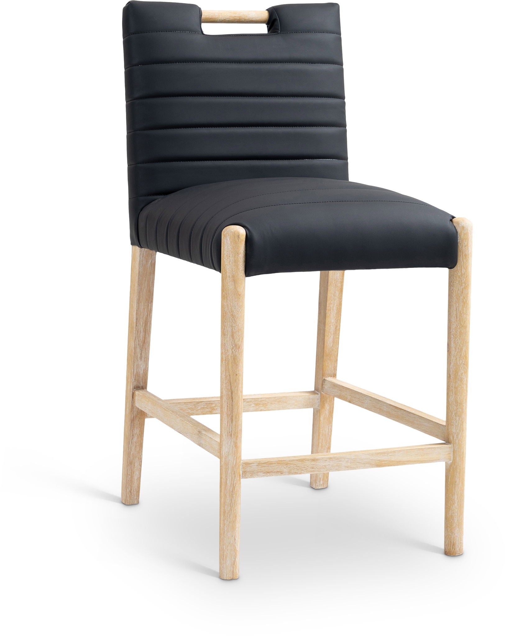 Aimee - Counter Stool - Light Brown Legs