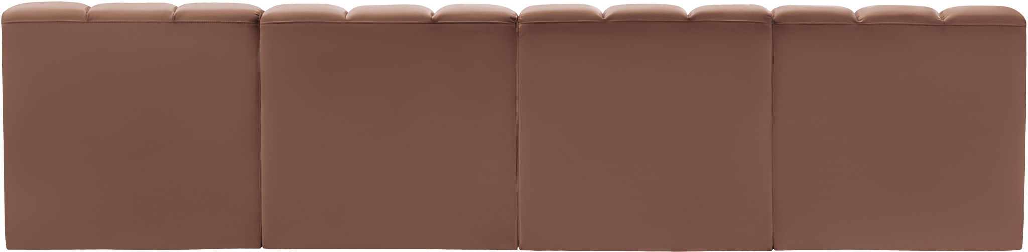 Arc - Faux Leather 4 Seats Modular Sofa