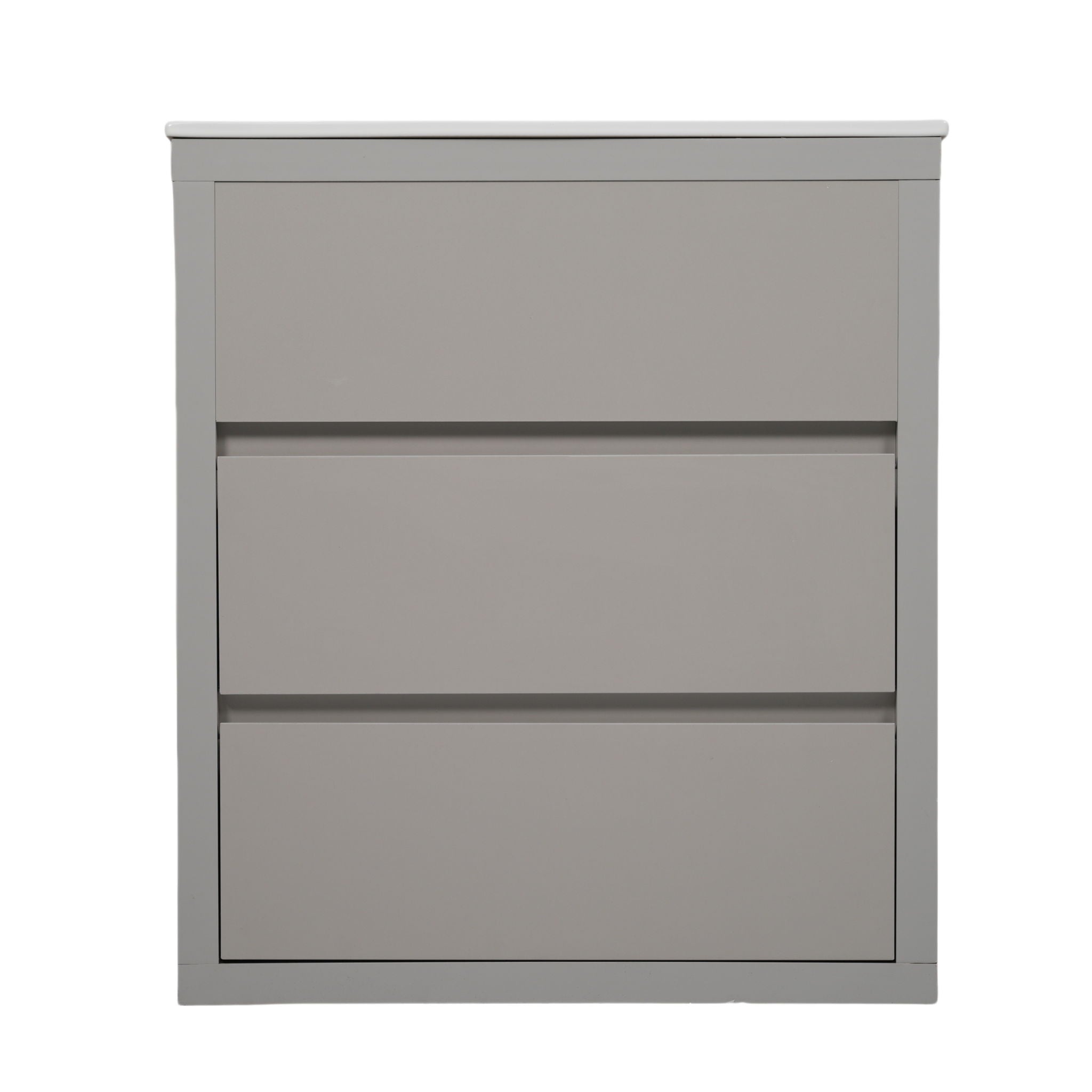 Double Sinks Bathroom Vanity Set With 2 Ceramic Basins