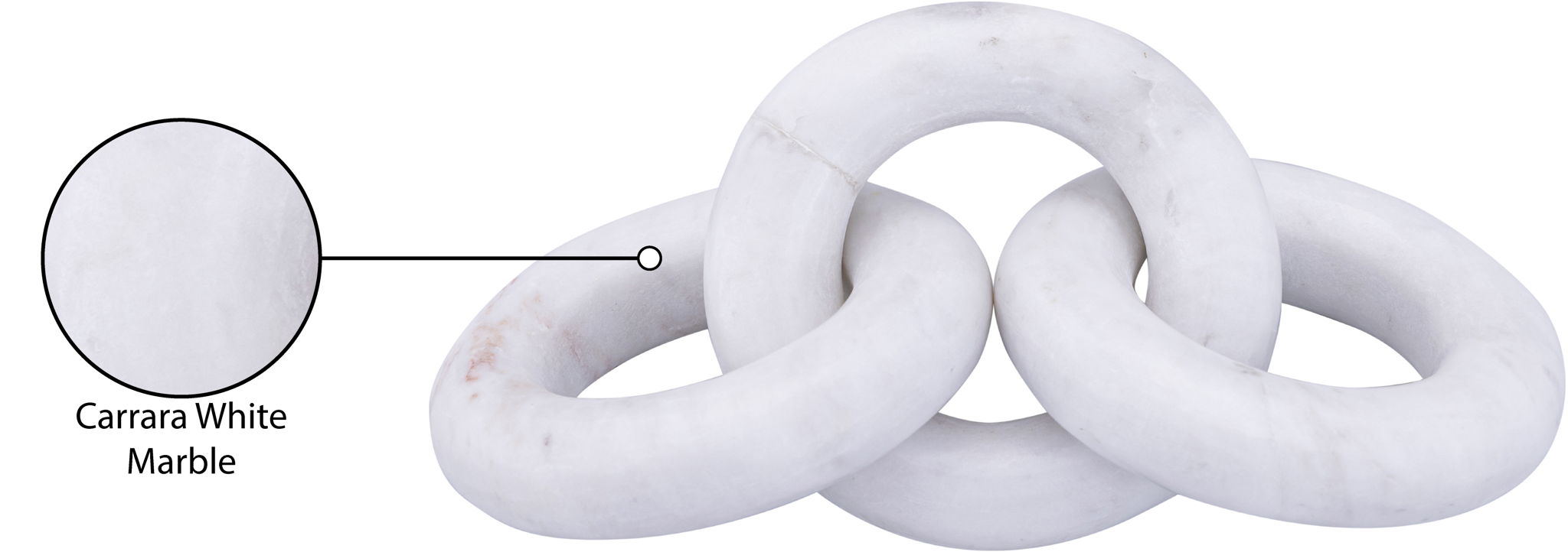 Rings - Marble Decorative Chain Links