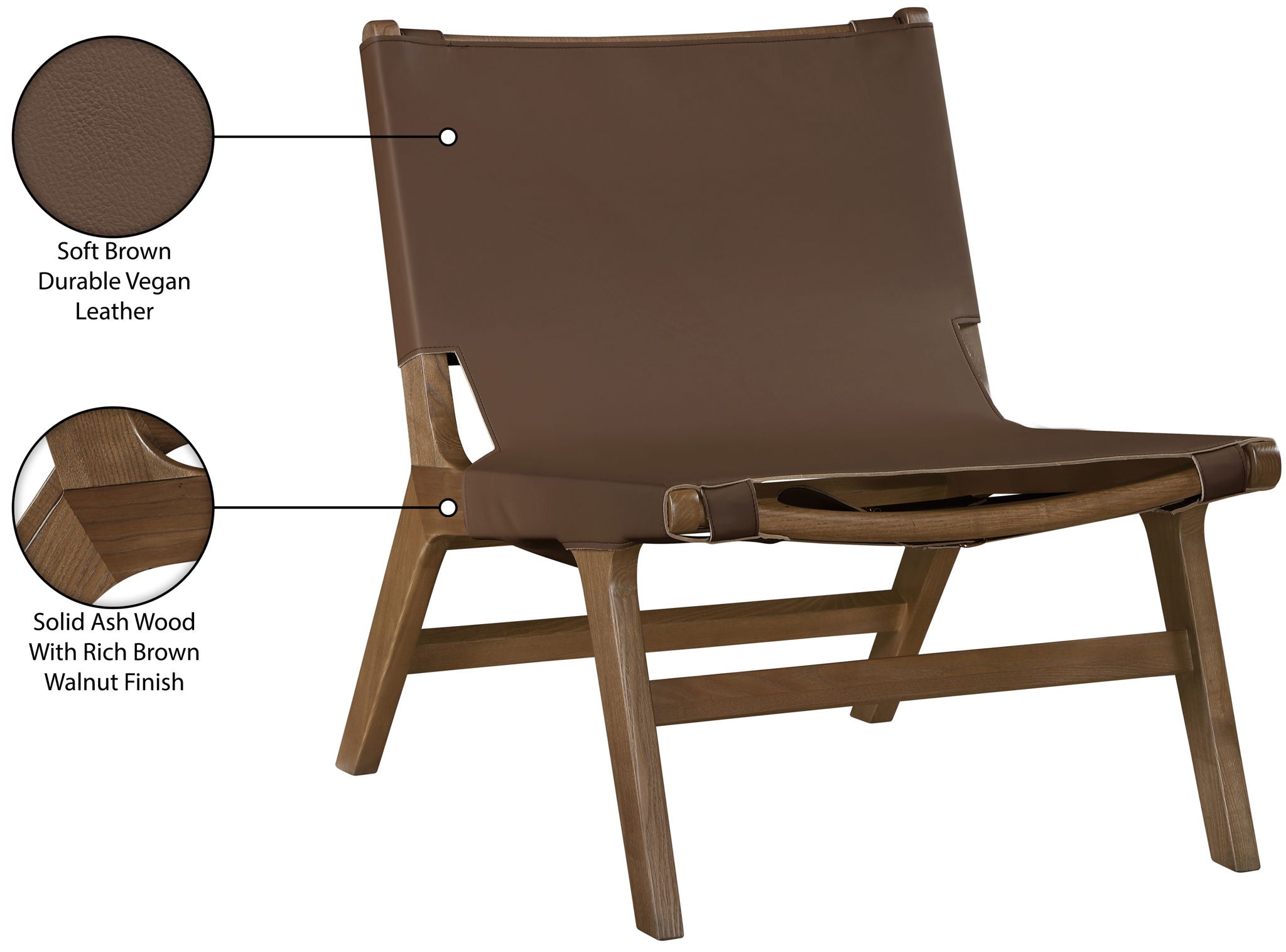 Rawlins - Accent Chair - Walnut Frame