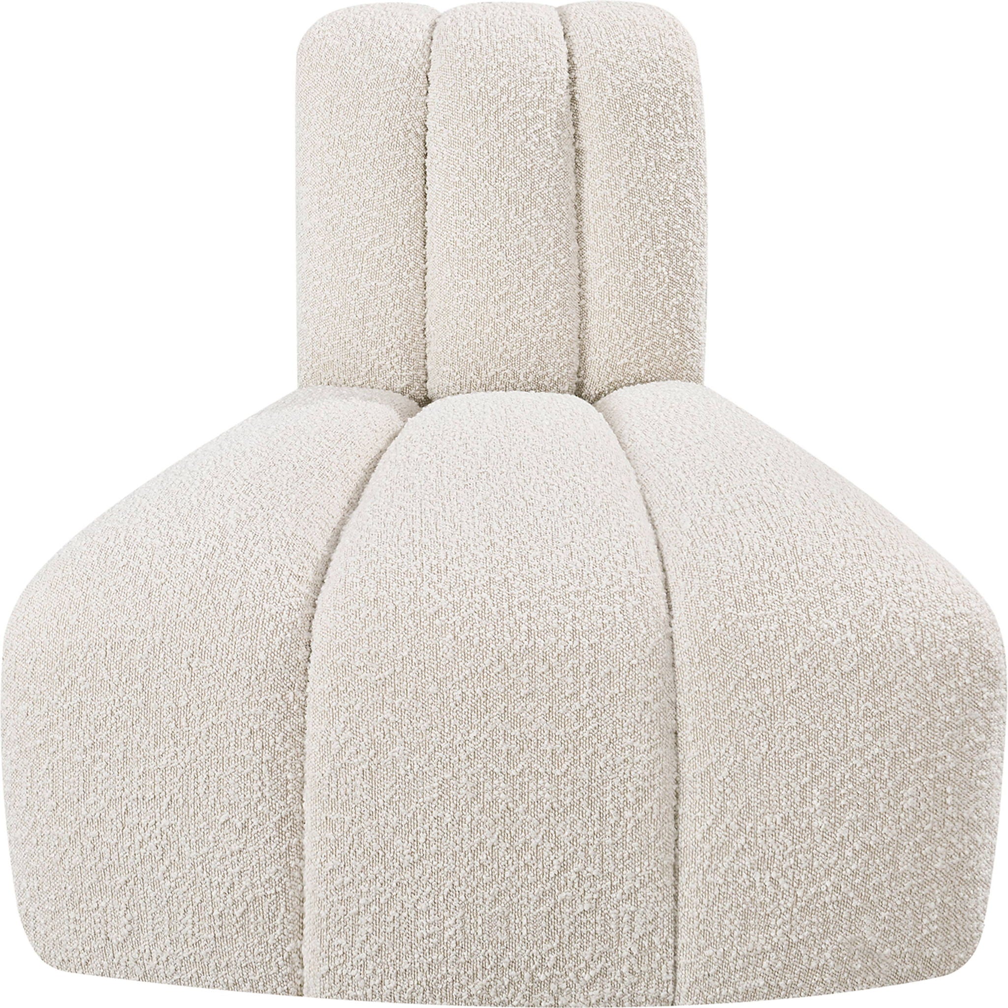 Arc - Boucle Fabric Reverse Corner