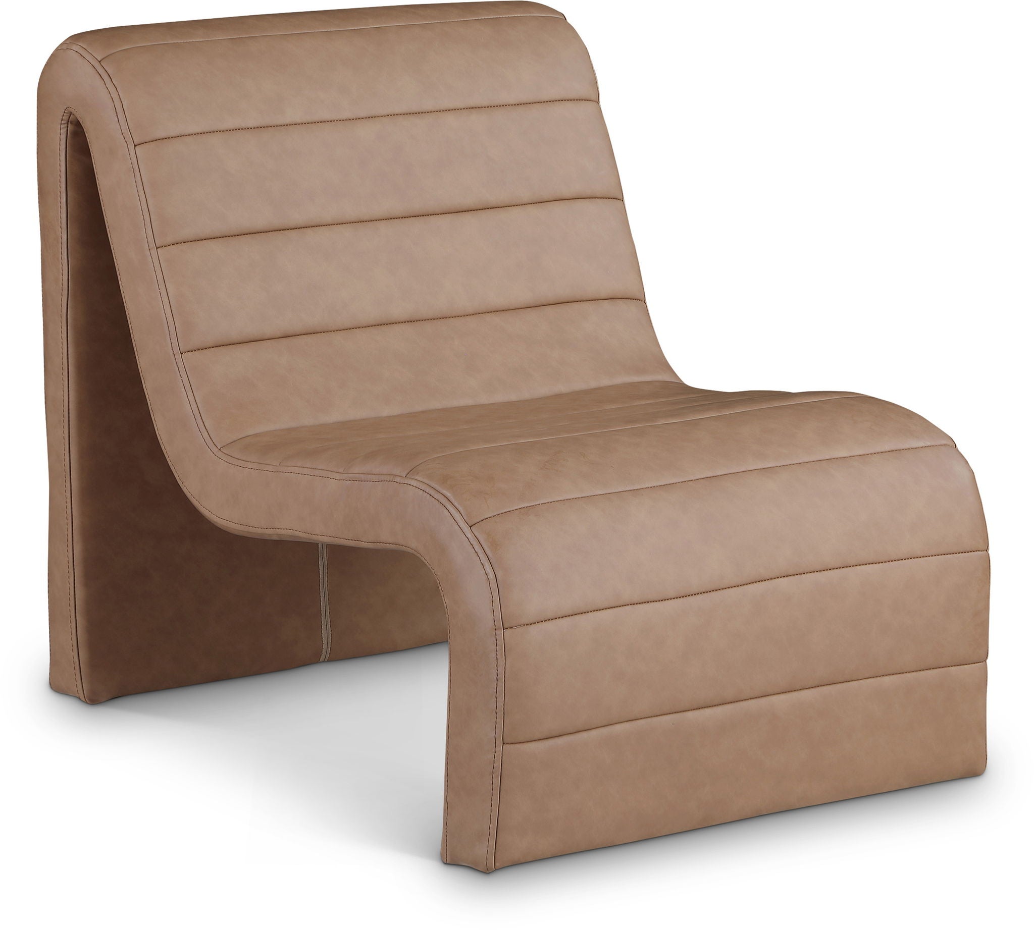 Ivy - Faux Leather Accent Chair