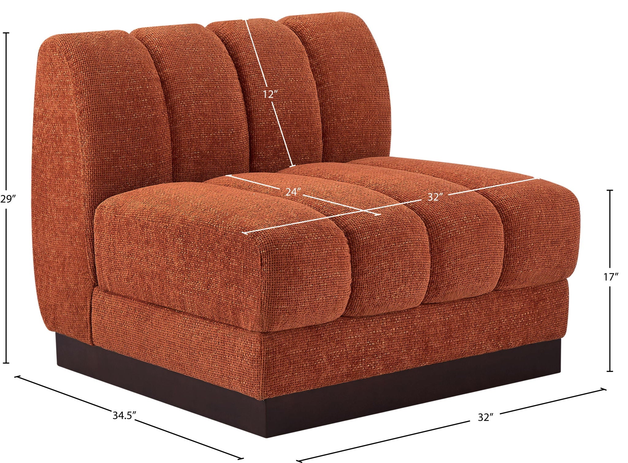 Quinn - Armless Chair