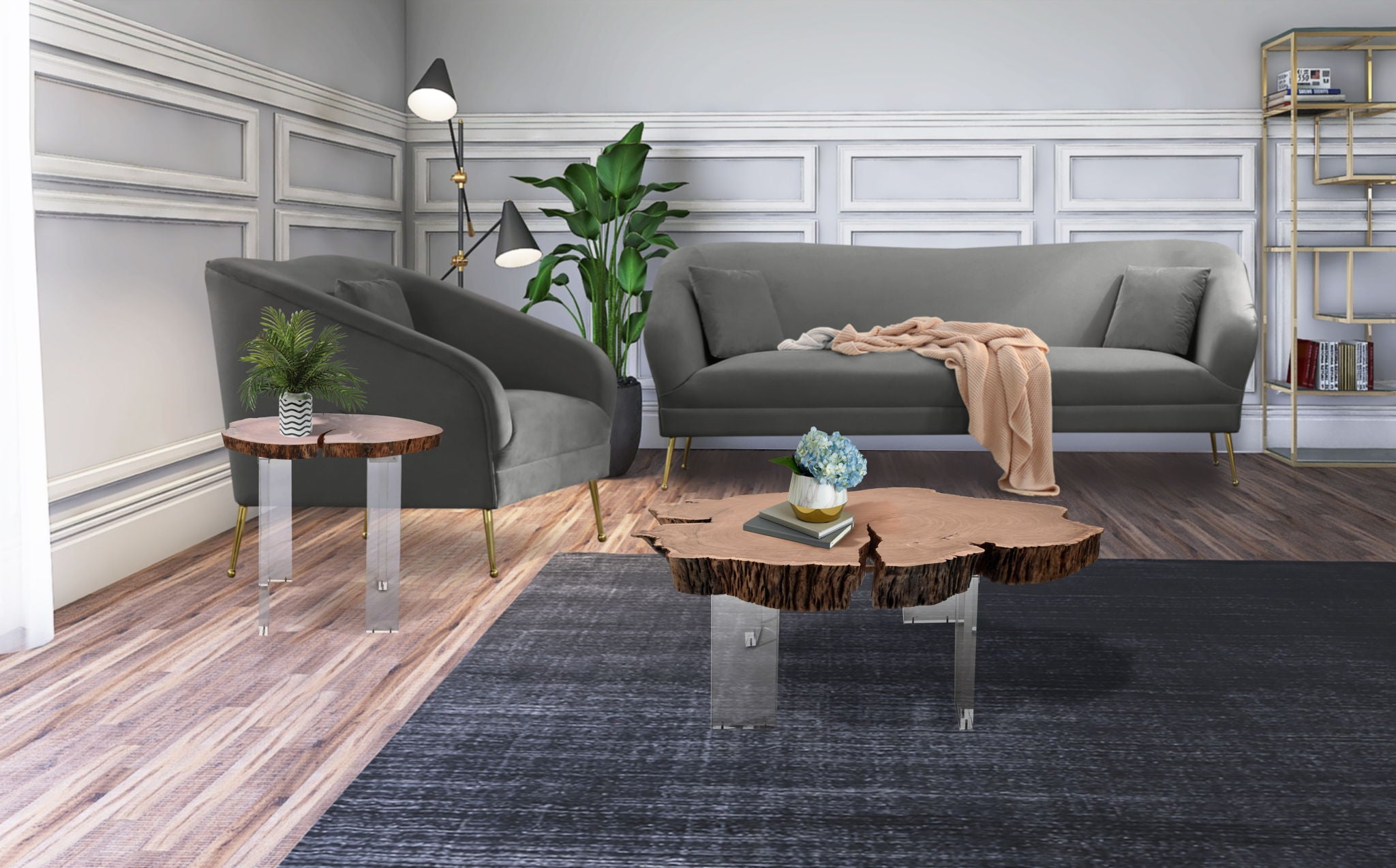 Woodland - End Table - Light Brown