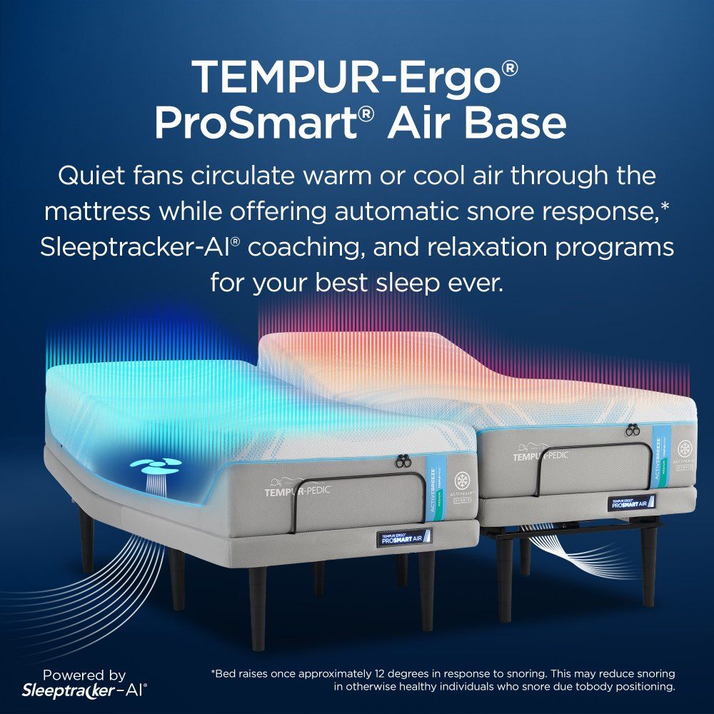 Tempur-Breeze - Tempur-ActiveBreeze Medium Hybrid Mattress - Split California King