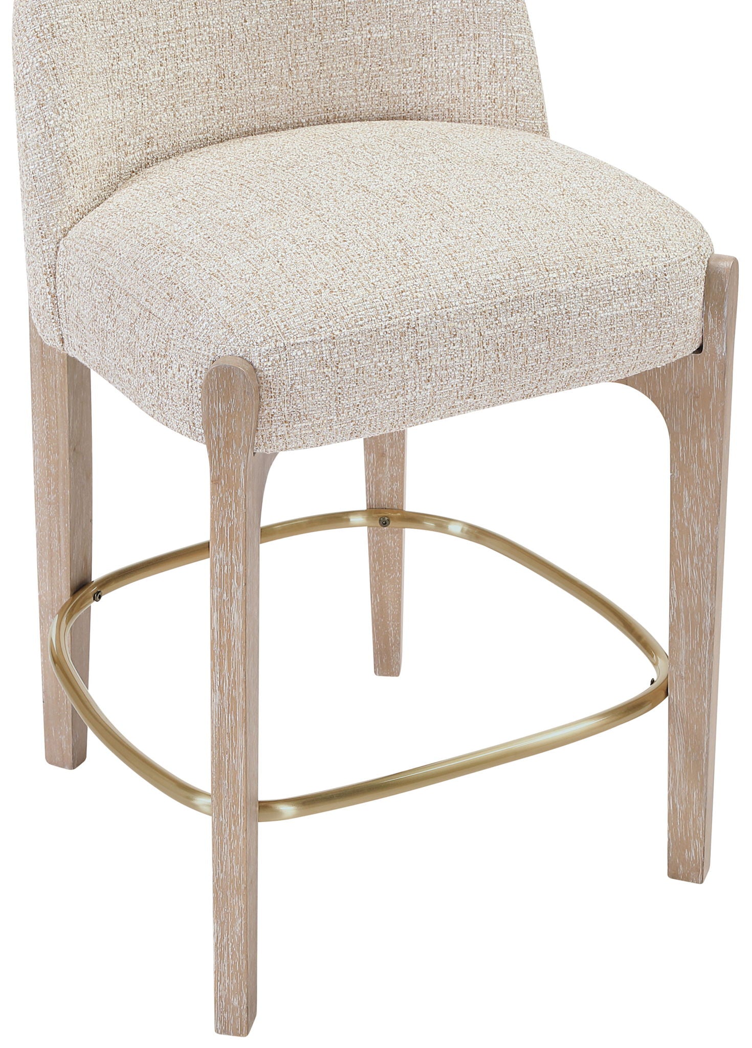 Torino - Counter Stool With Brushed Natural Base