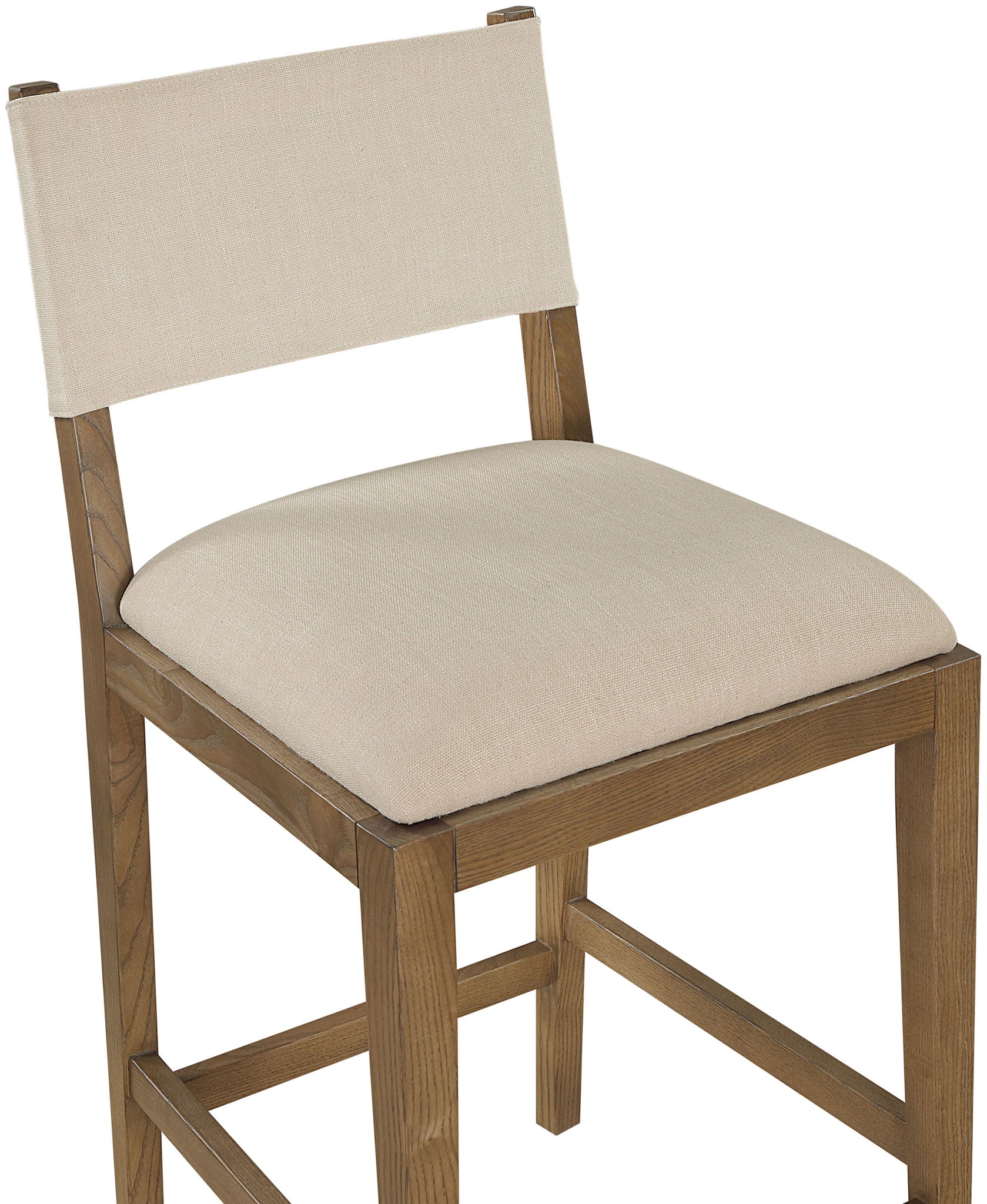Avon - Linen Textured Performance Fabric Counter Stool