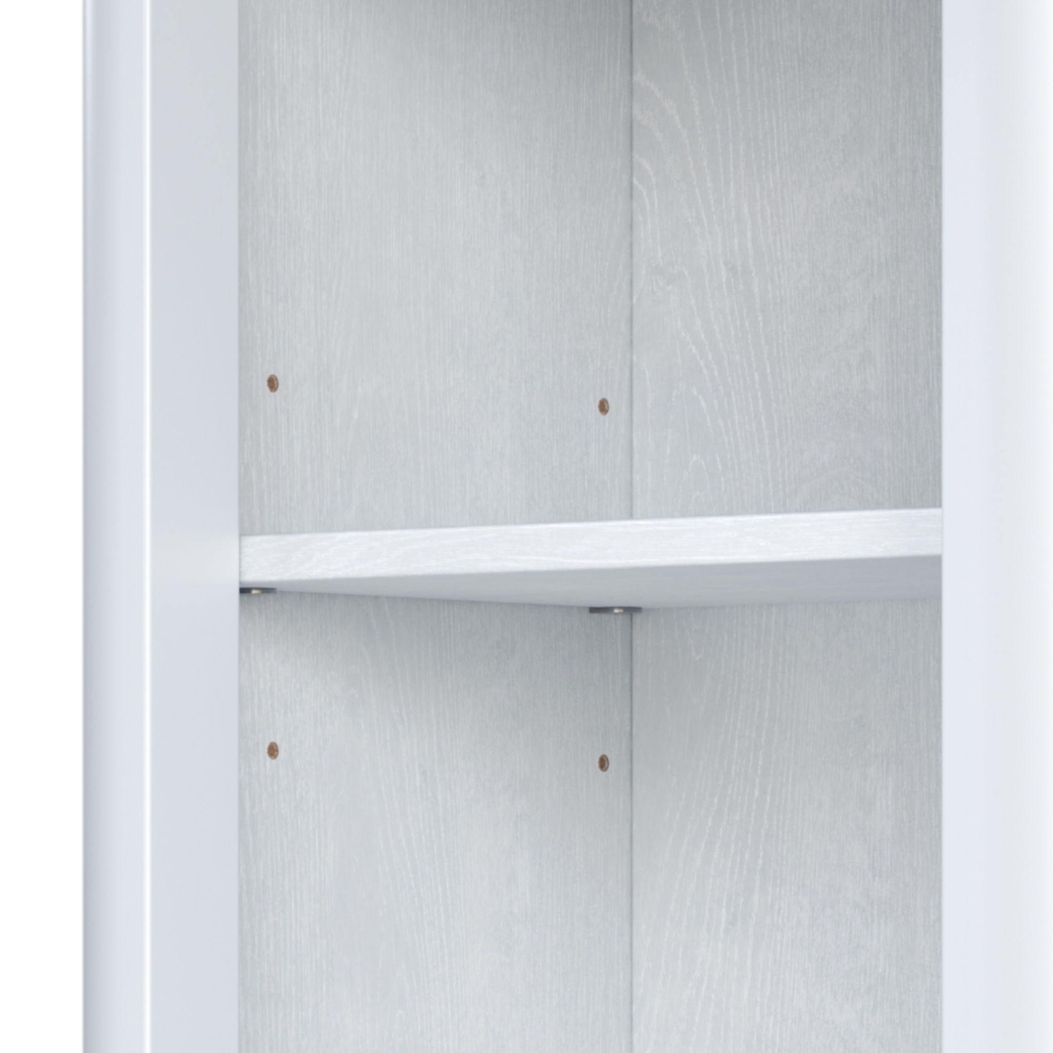Tall Bathroom Storage Cabinet With Adjustable Shelves And 1 Drawer & Door