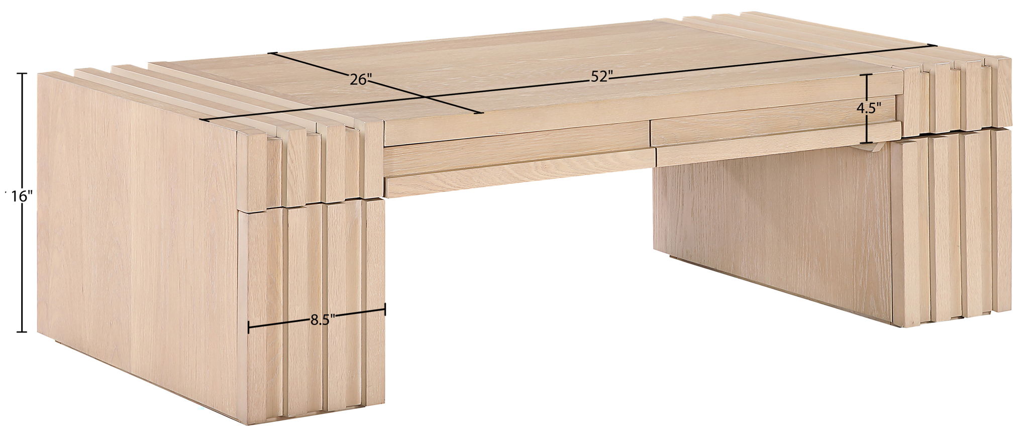 Stanton - Oak Veneer And Solid Wood Table