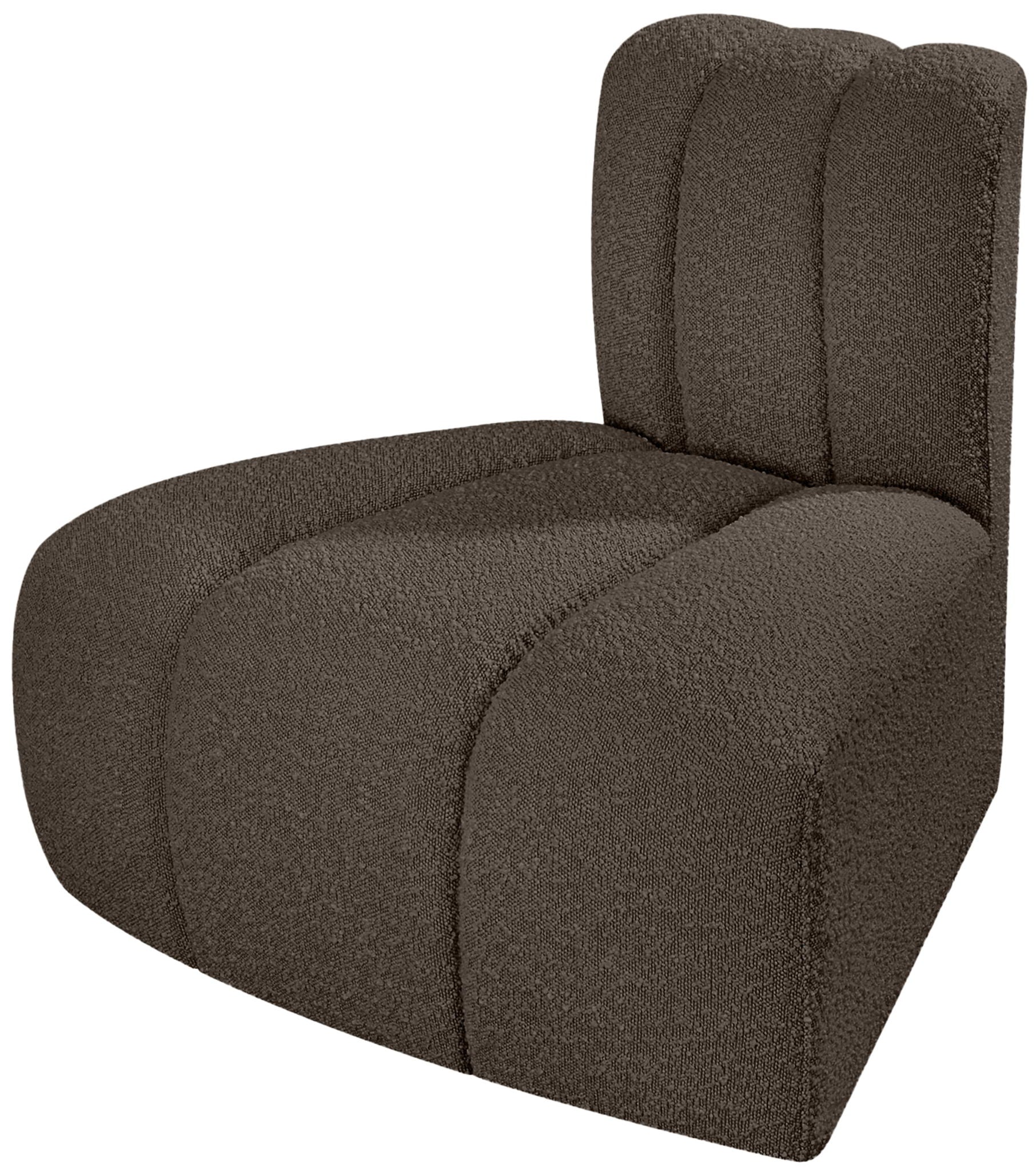 Arc - Boucle Fabric Reverse Corner