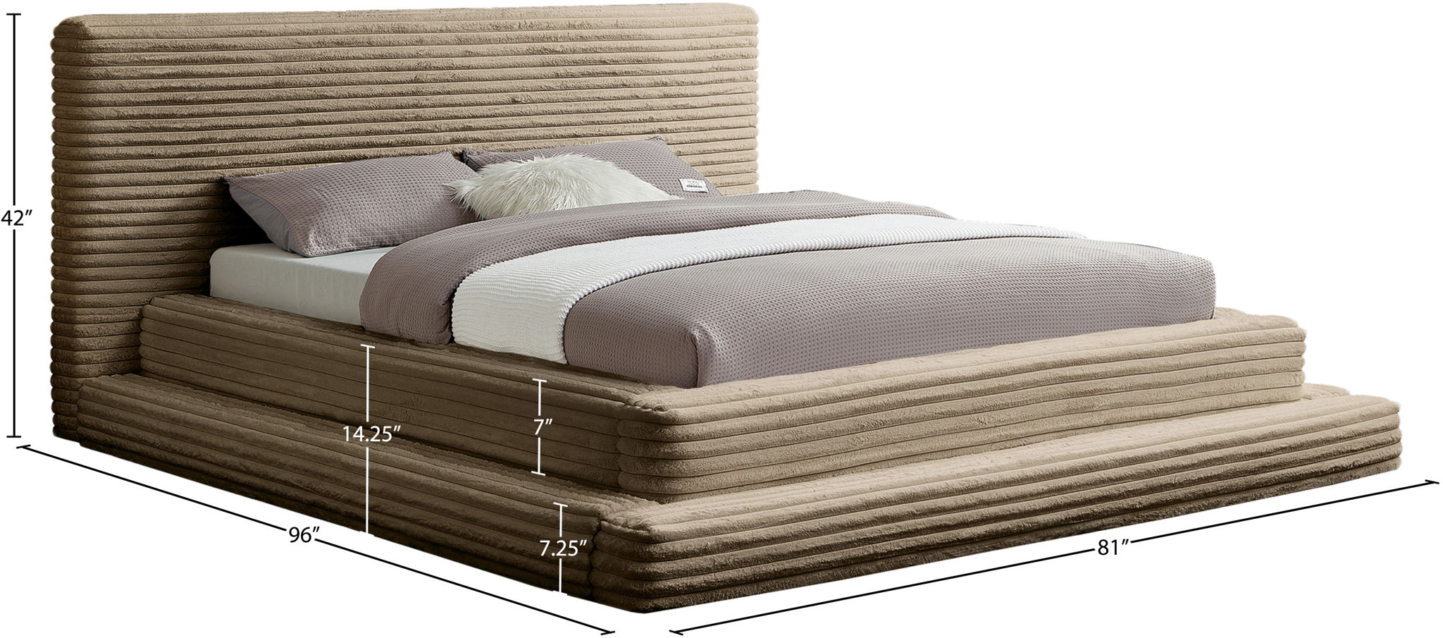Drew - Fabric Upholstered Bed