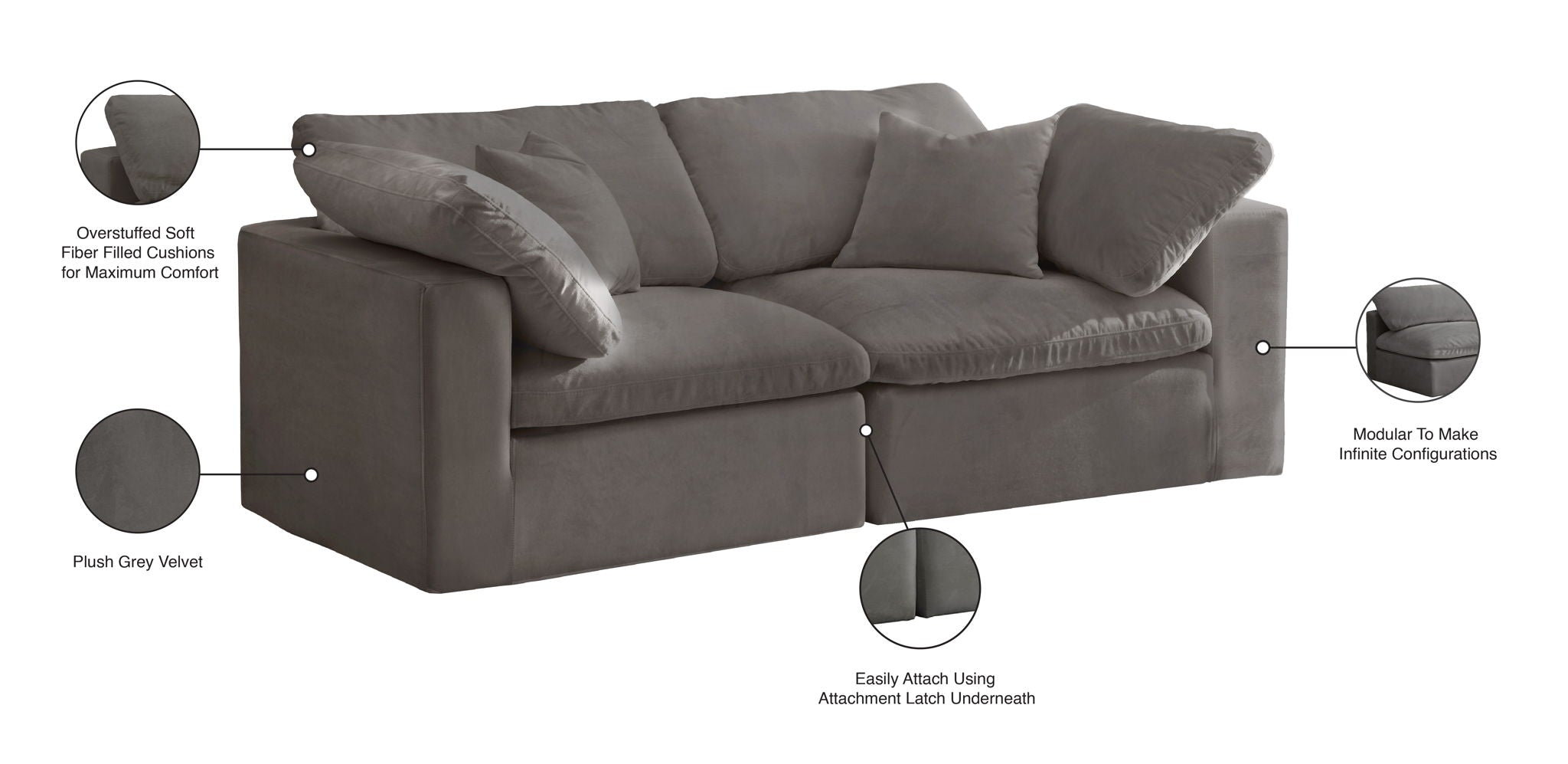 Cozy - Modular 2 Seat Sofa