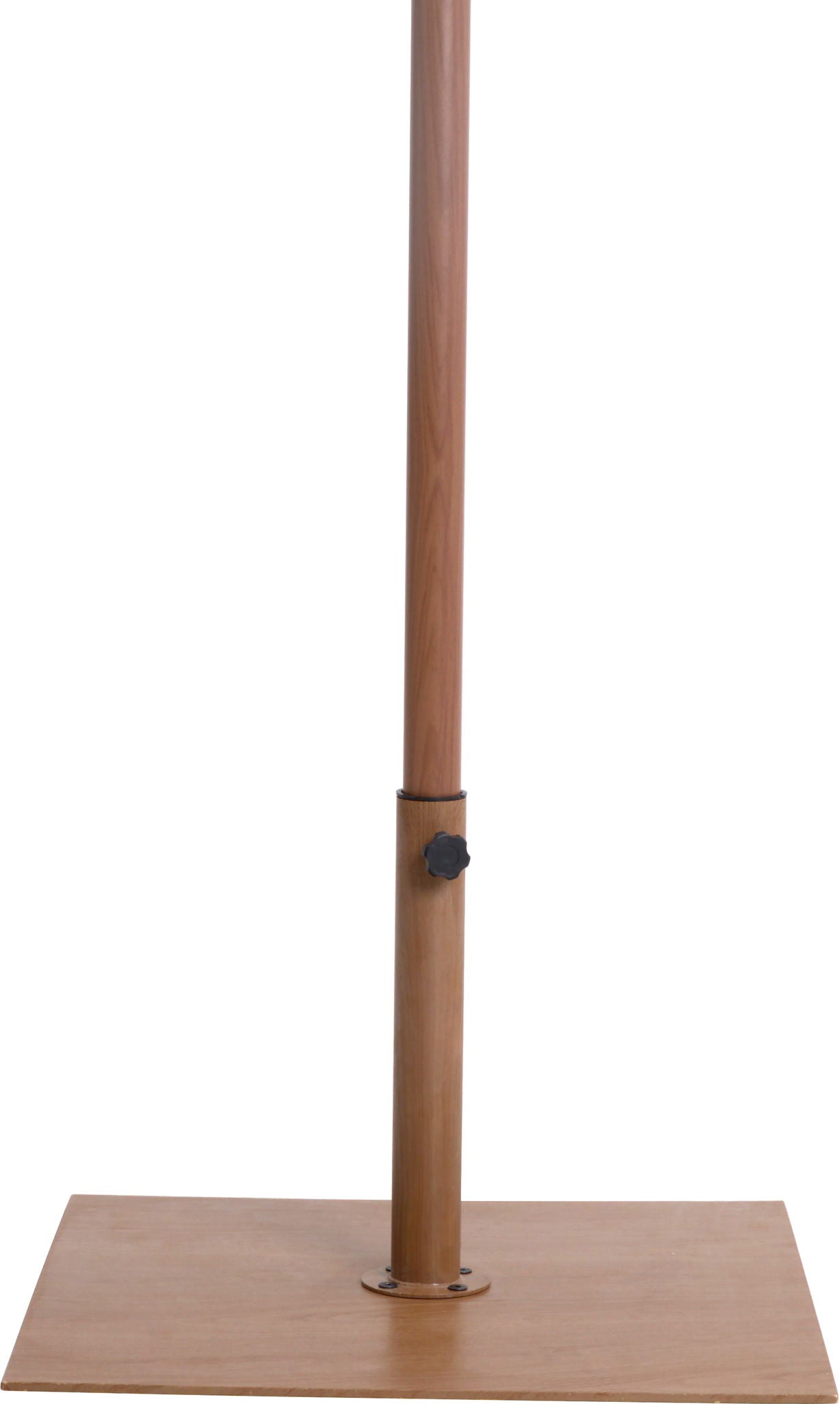 Amalfi - Aluminum Patio Umbrella - Light Brown Base / Light Brown Pole