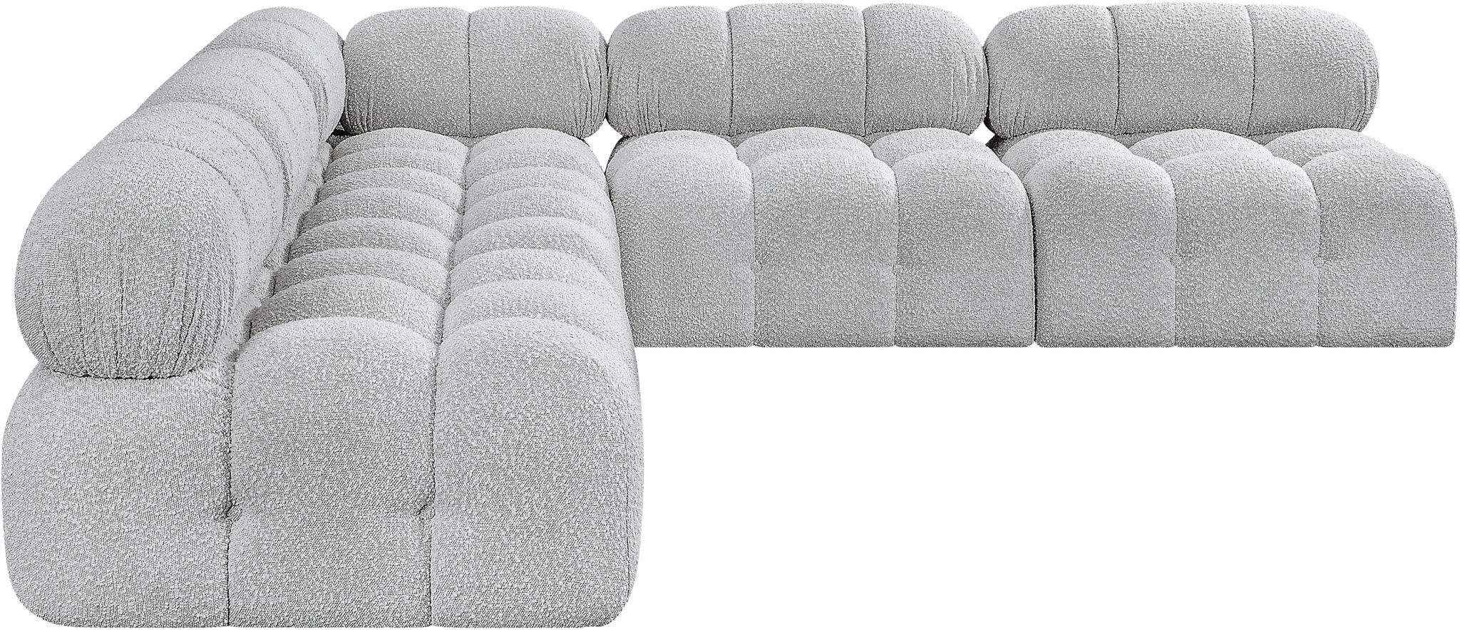 Ames - 5 Piece Fabric Modular Corner Sectional