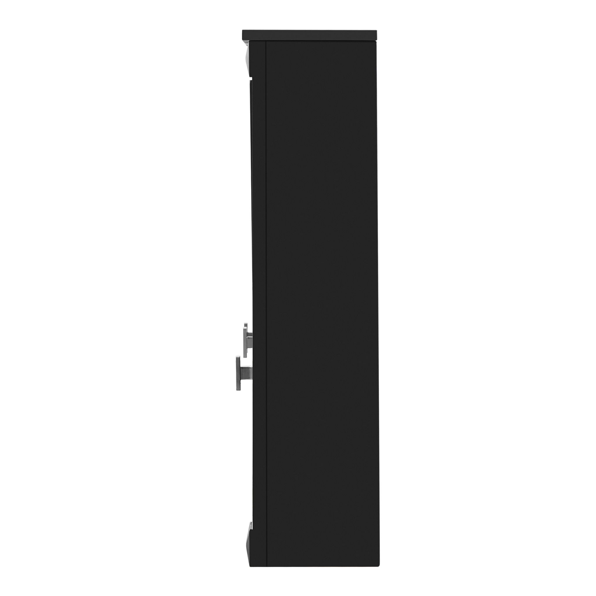 Wall Mounted Bathroom Cabinet With Mirror And 5 Shelves, Rectangular Design