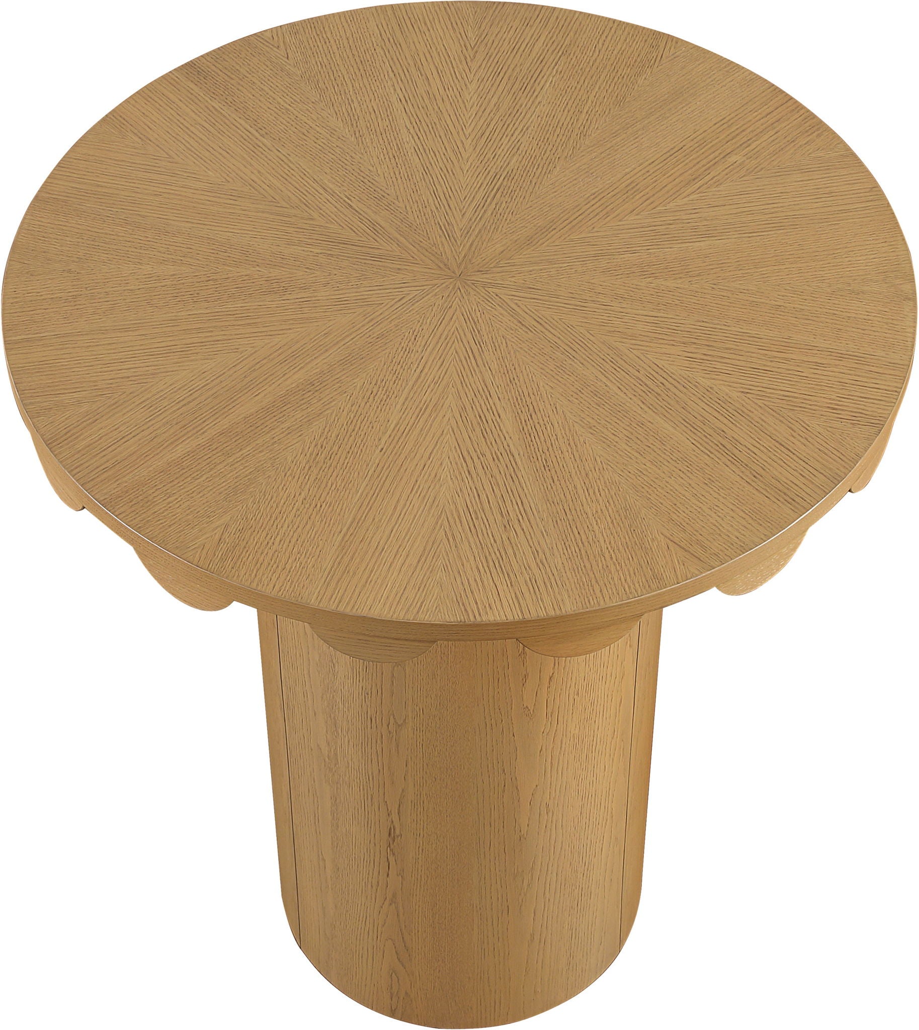Dahlia - Solid Wood And Natural Cane Table