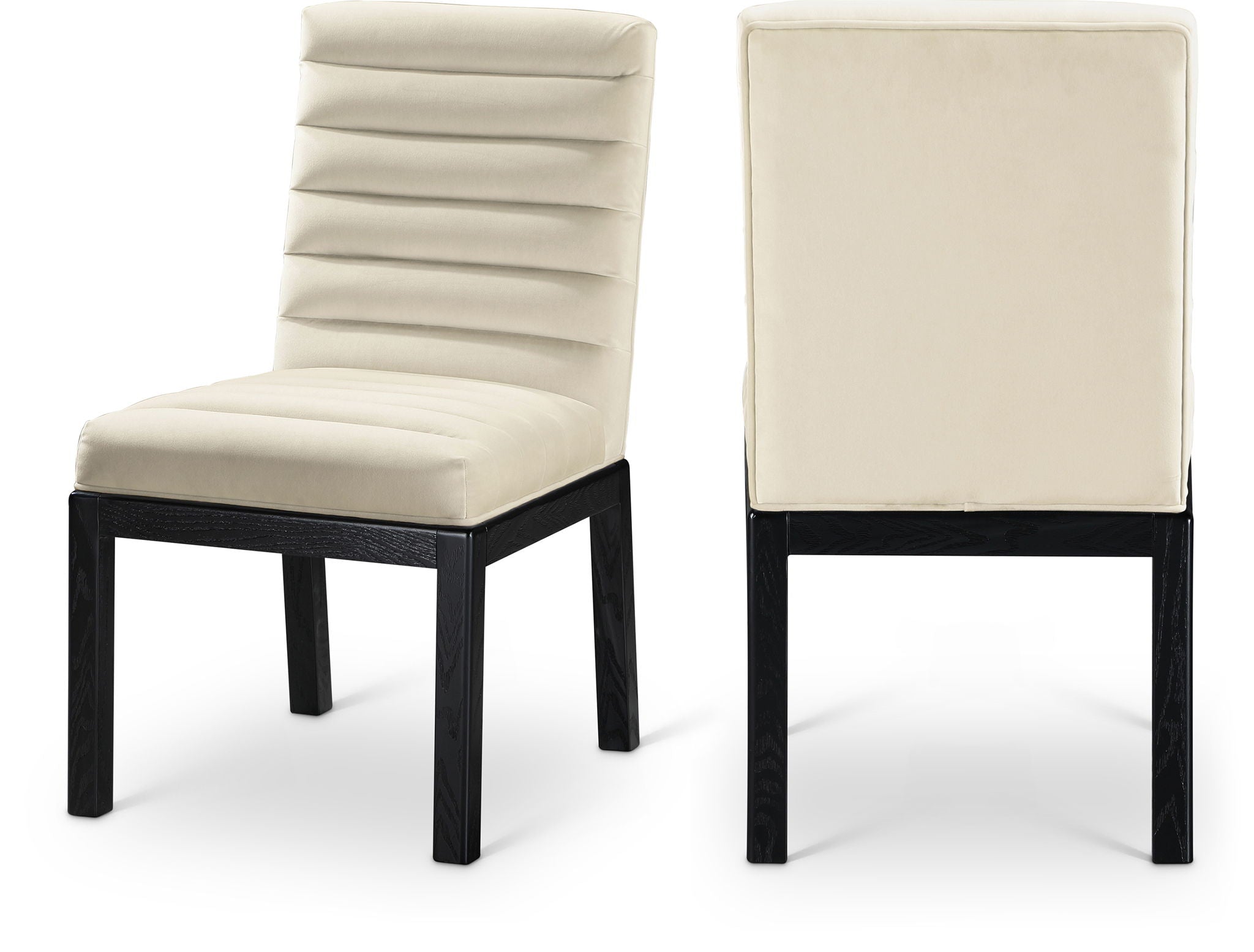 Evelyn - Dining Chair With Black Legs