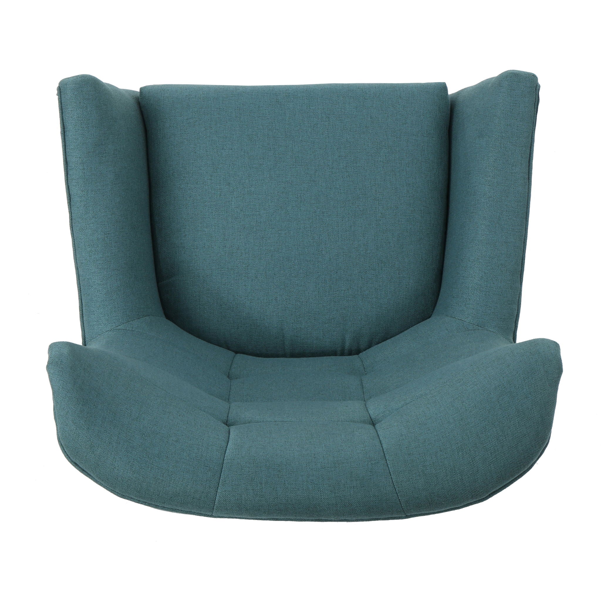 Club Chair With Rubberwood Legs